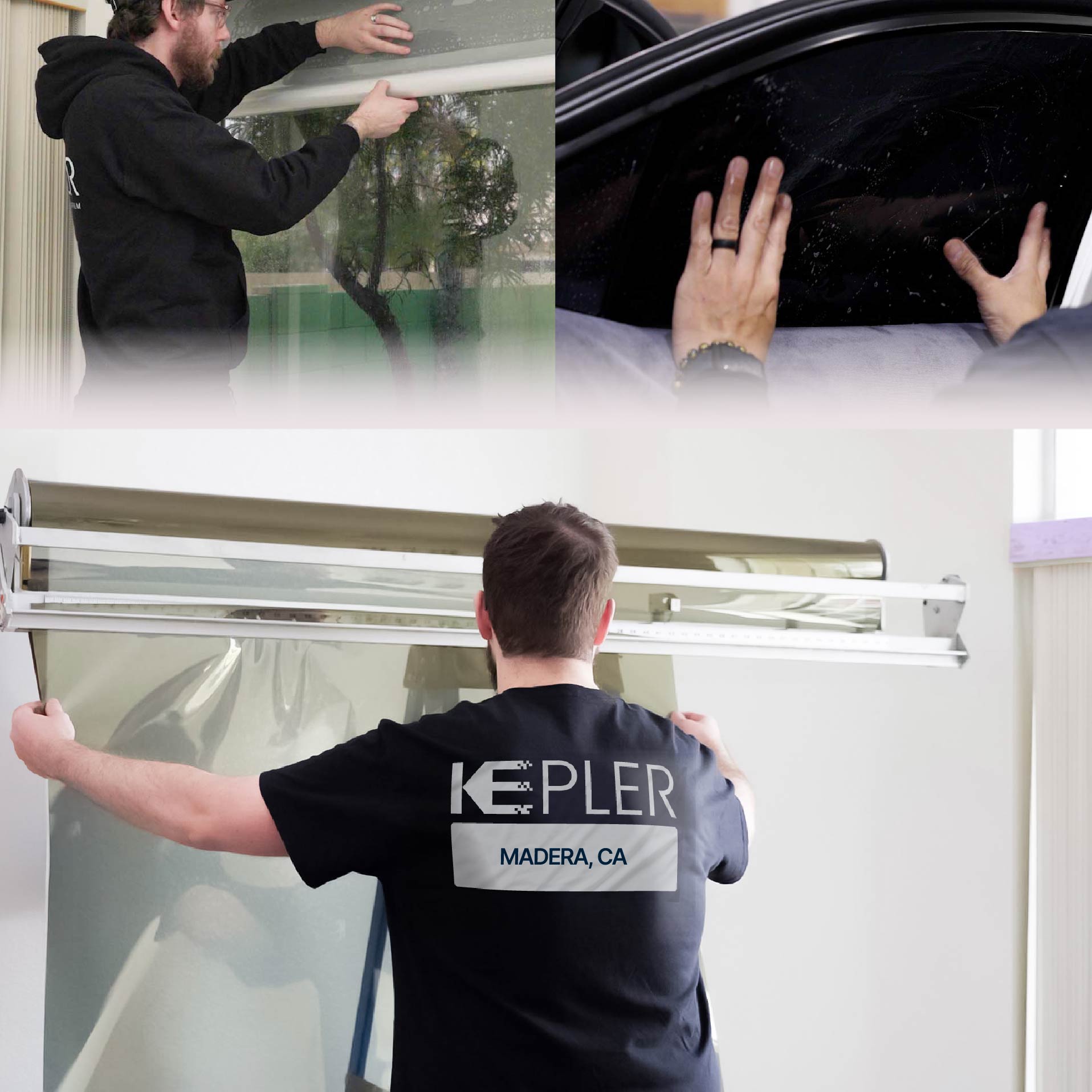 Kepler Specialist Installing Anti-Graffiti Film in Madera, California
