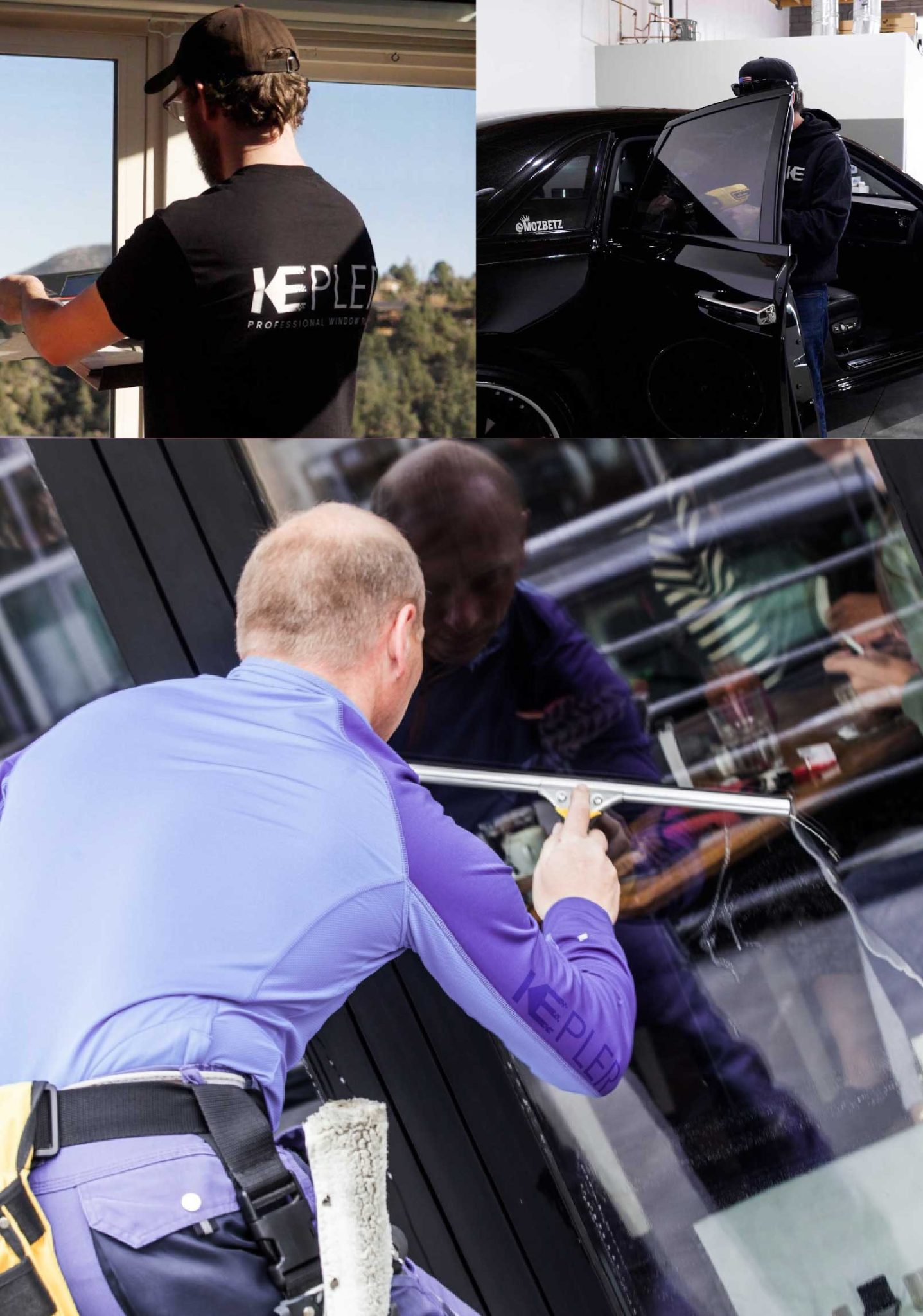 Kepler Expert Applying Anti-Graffiti Window Film to a Soledad Shop Front