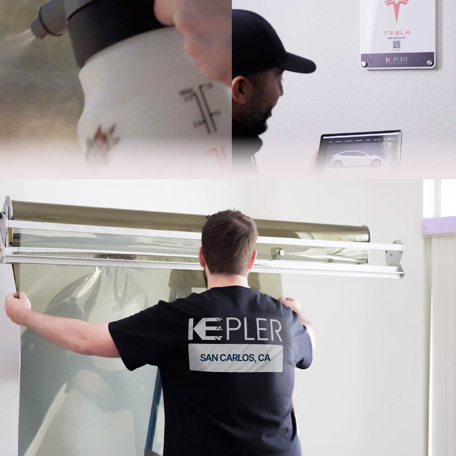 Kepler Specialist Installing Anti-Graffiti Film in San Carlos, California