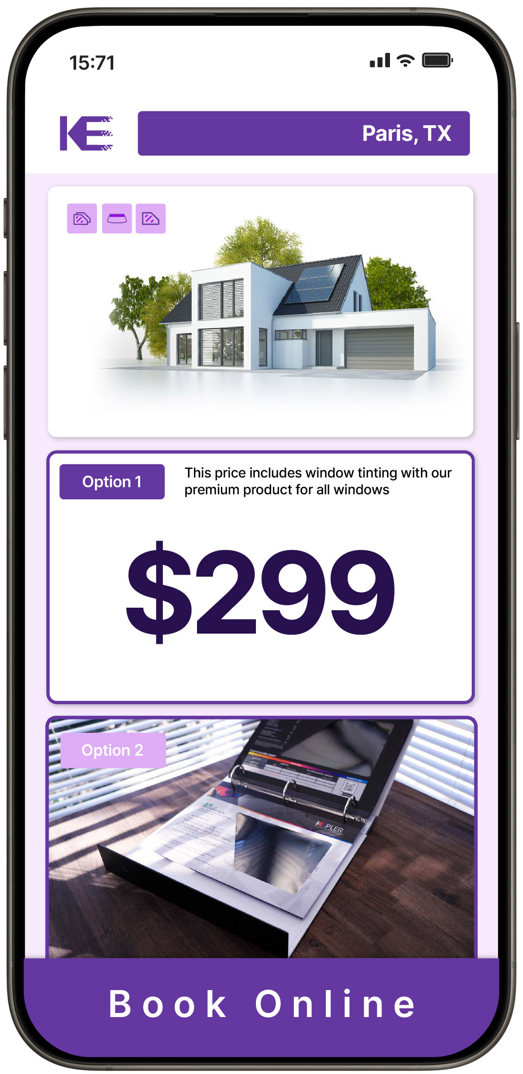 View Competitive Home Window Tinting Costs in Paris, Texas