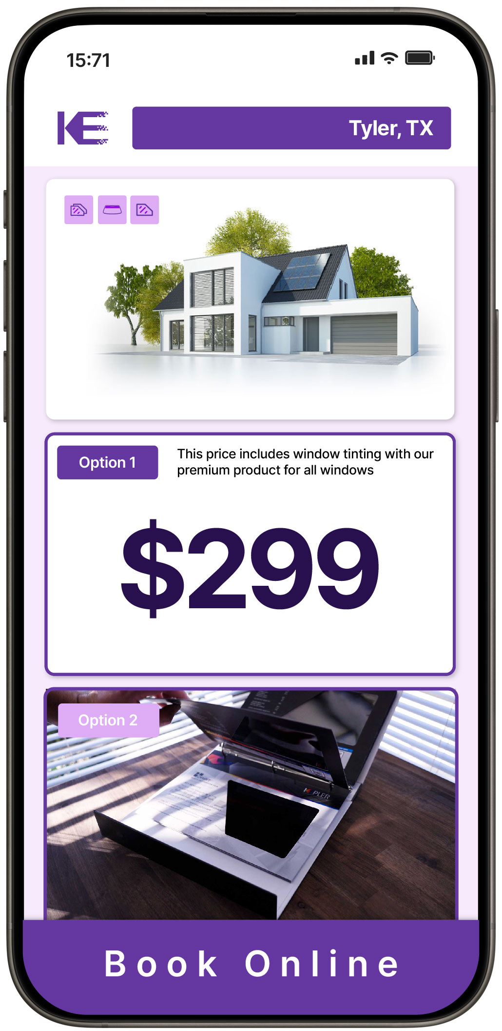View Competitive Home Window Tinting Rates in Tyler, Texas