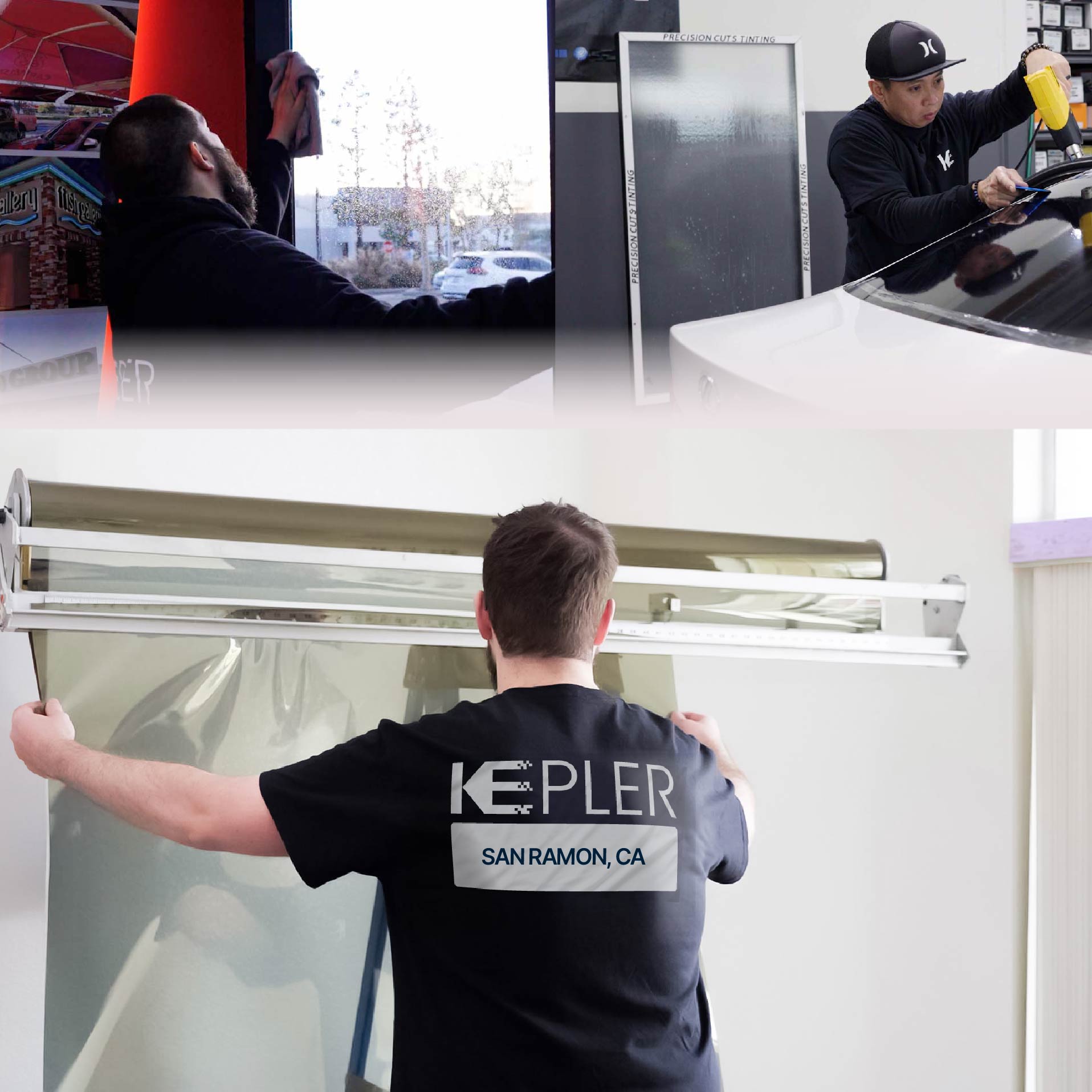 Kepler Specialist Installing Anti-Graffiti Film in San Ramon, California