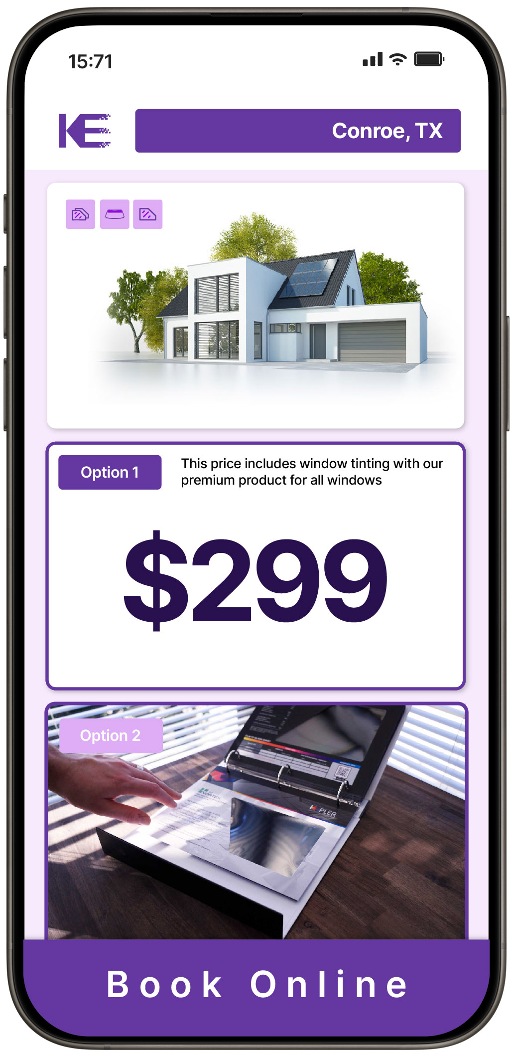 View Competitive Home Window Tinting Rates in Conroe, Texas