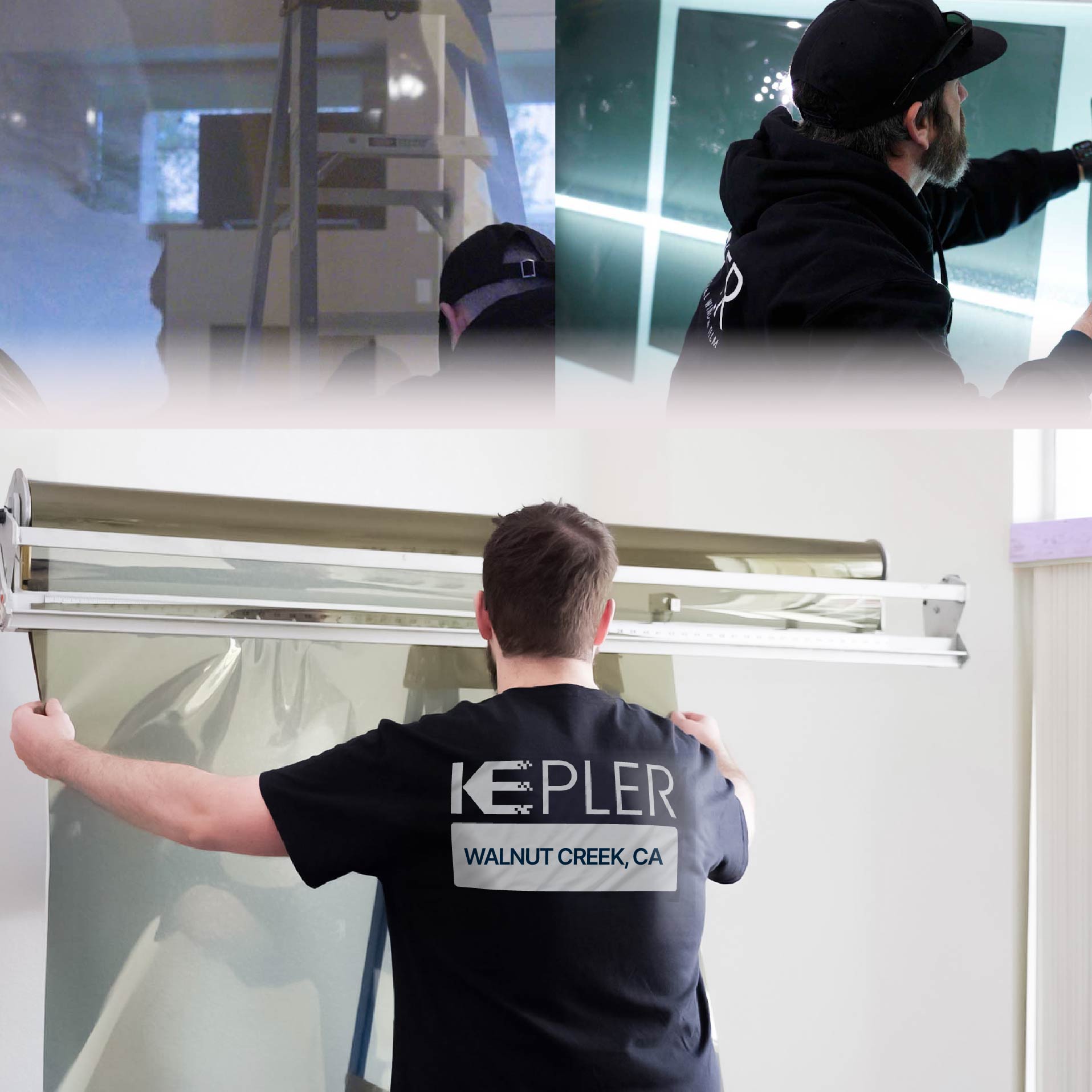 Kepler Specialist Installing Anti-Graffiti Film in Walnut Creek, California