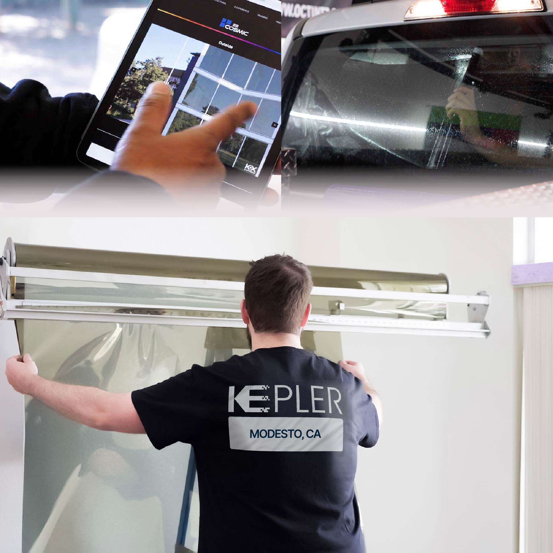 Kepler Specialist Installing Anti-Graffiti Film in Modesto, California