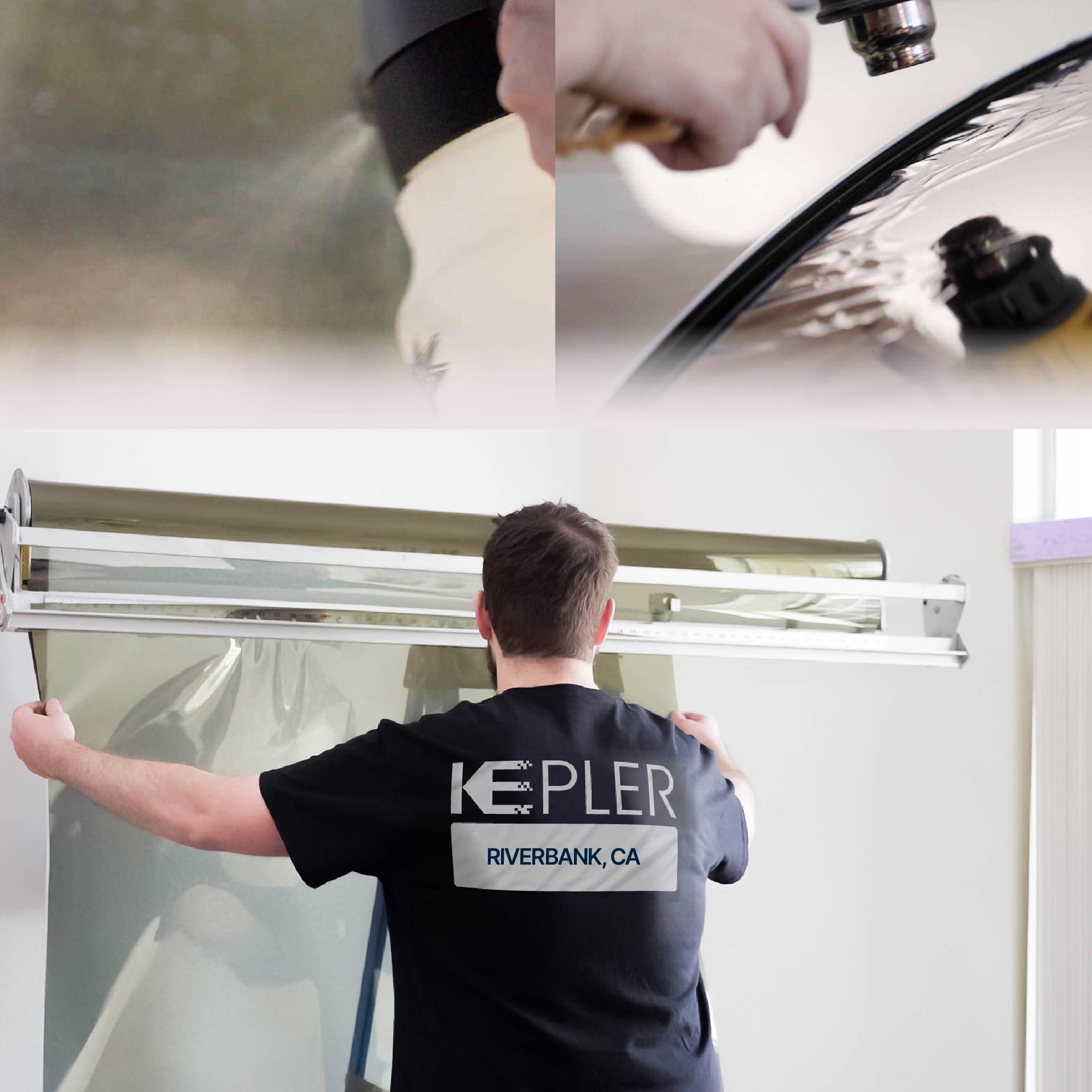 Kepler Specialist Installing Anti-Graffiti Film in Riverbank, California