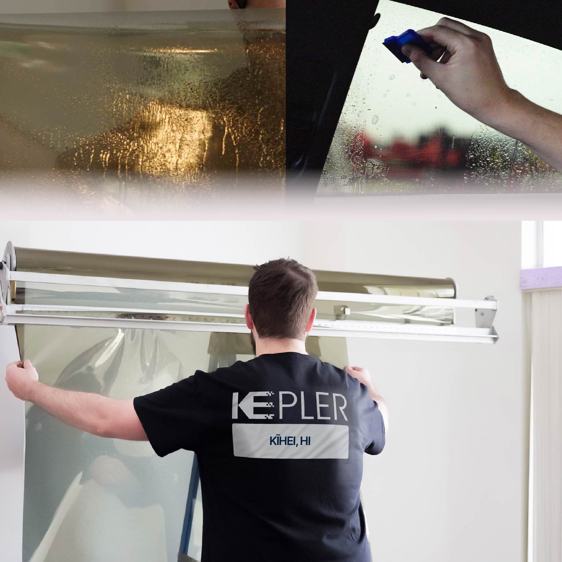 Kepler Specialist Installing Anti-Graffiti Film in Kīhei, Hawaii
