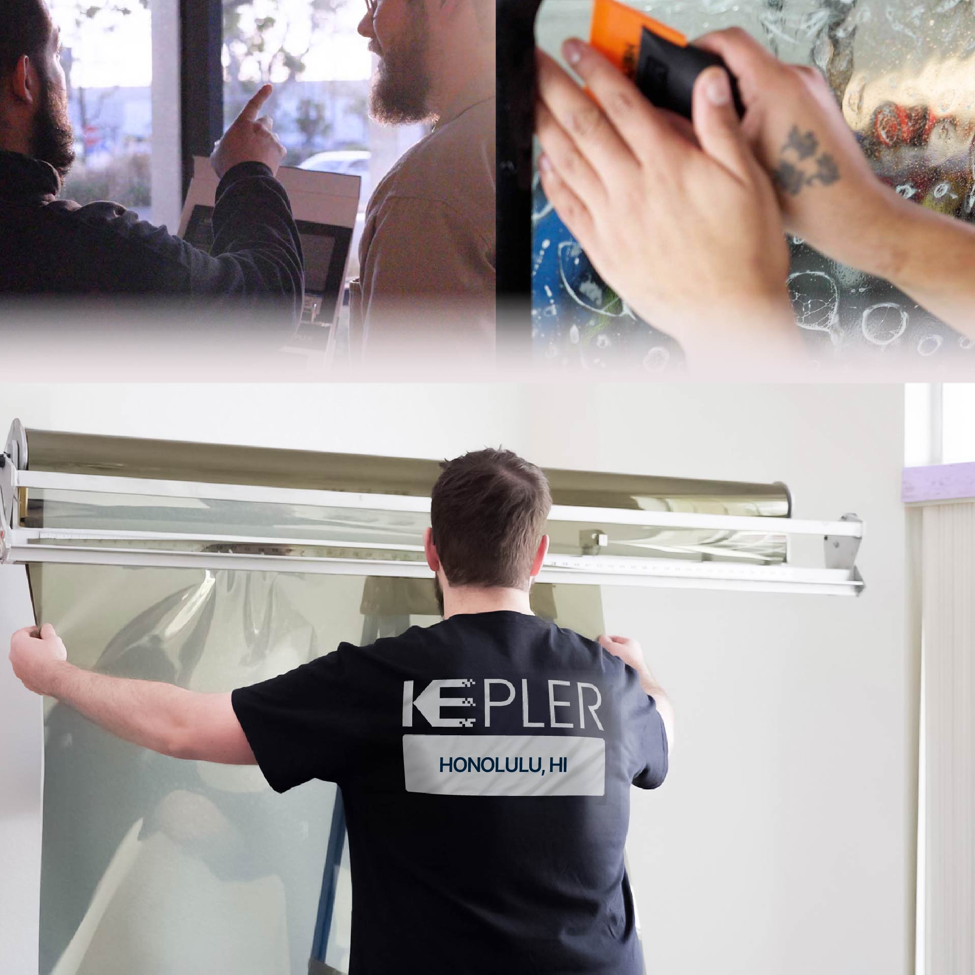 Kepler Specialist Installing Anti-Graffiti Film in Honolulu, Hawaii