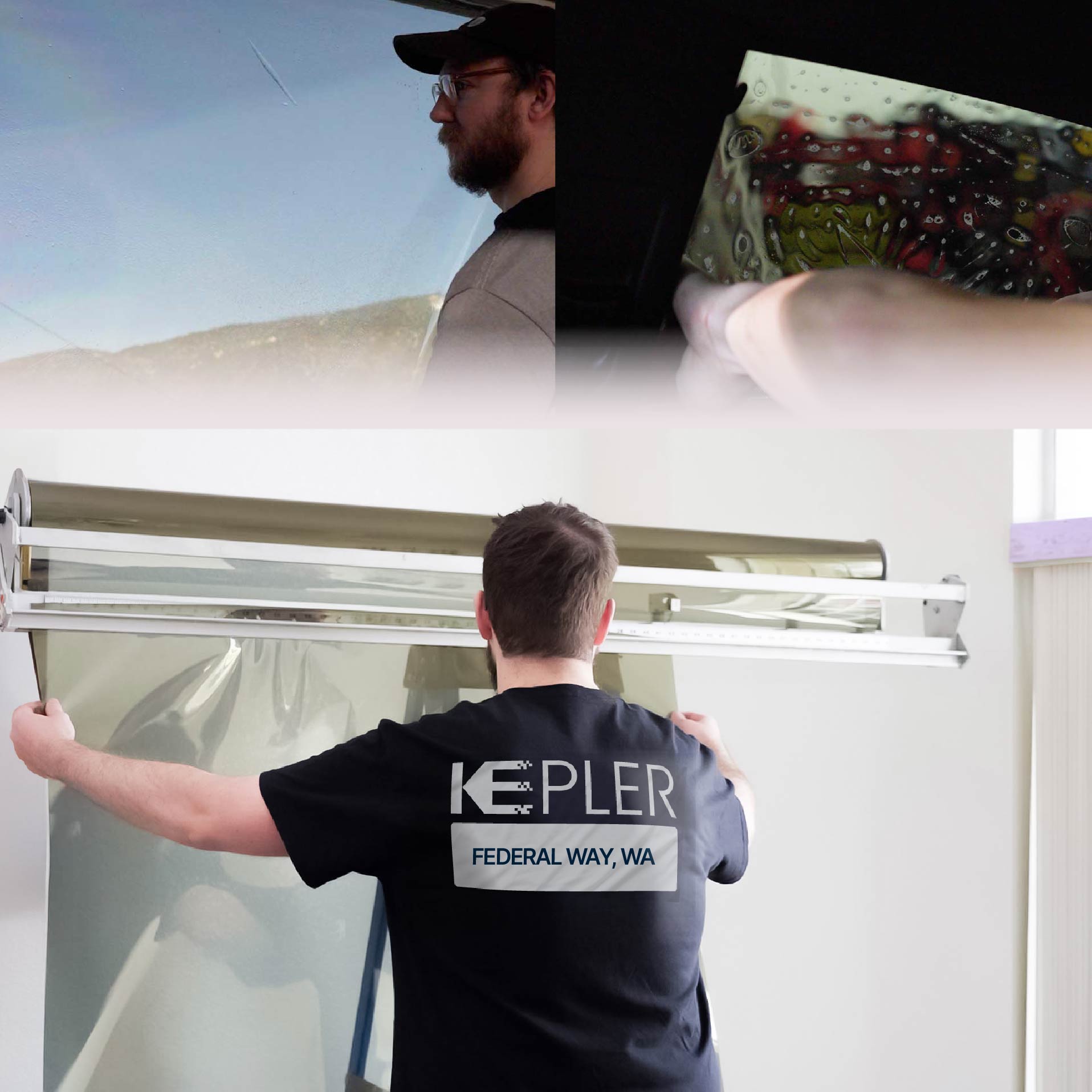 Kepler Specialist Installing Anti-Graffiti Film in Federal Way, Washington