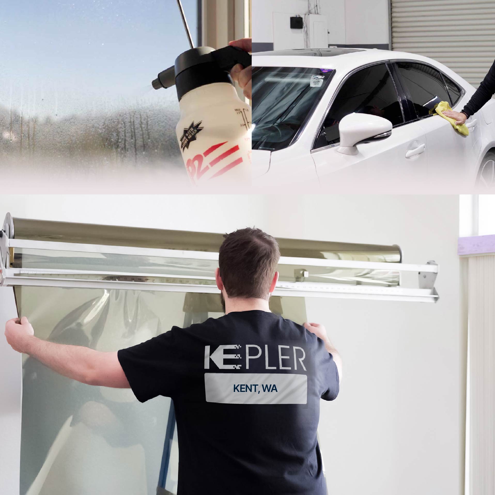Kepler Specialist Installing Anti-Graffiti Film in Kent, Washington