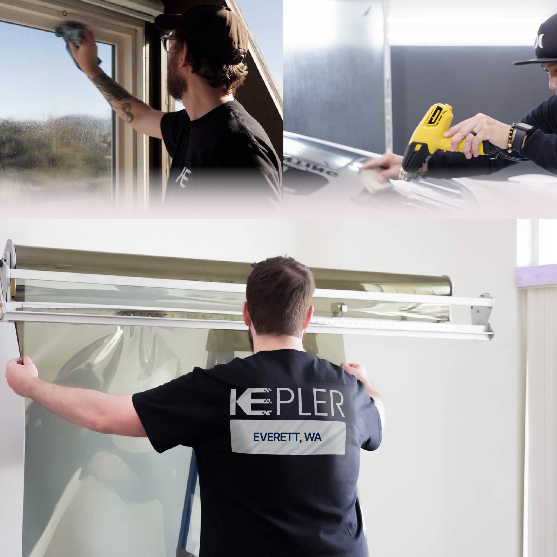 Kepler Specialist Installing Anti-Graffiti Film in Everett, Washington