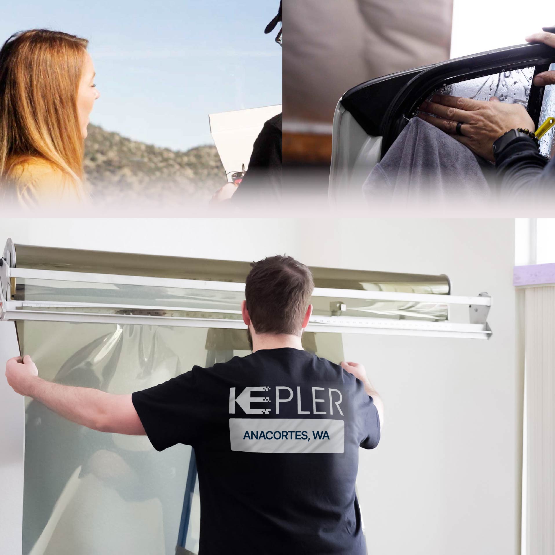 Kepler Specialist Installing Anti-Graffiti Film in Anacortes, Washington