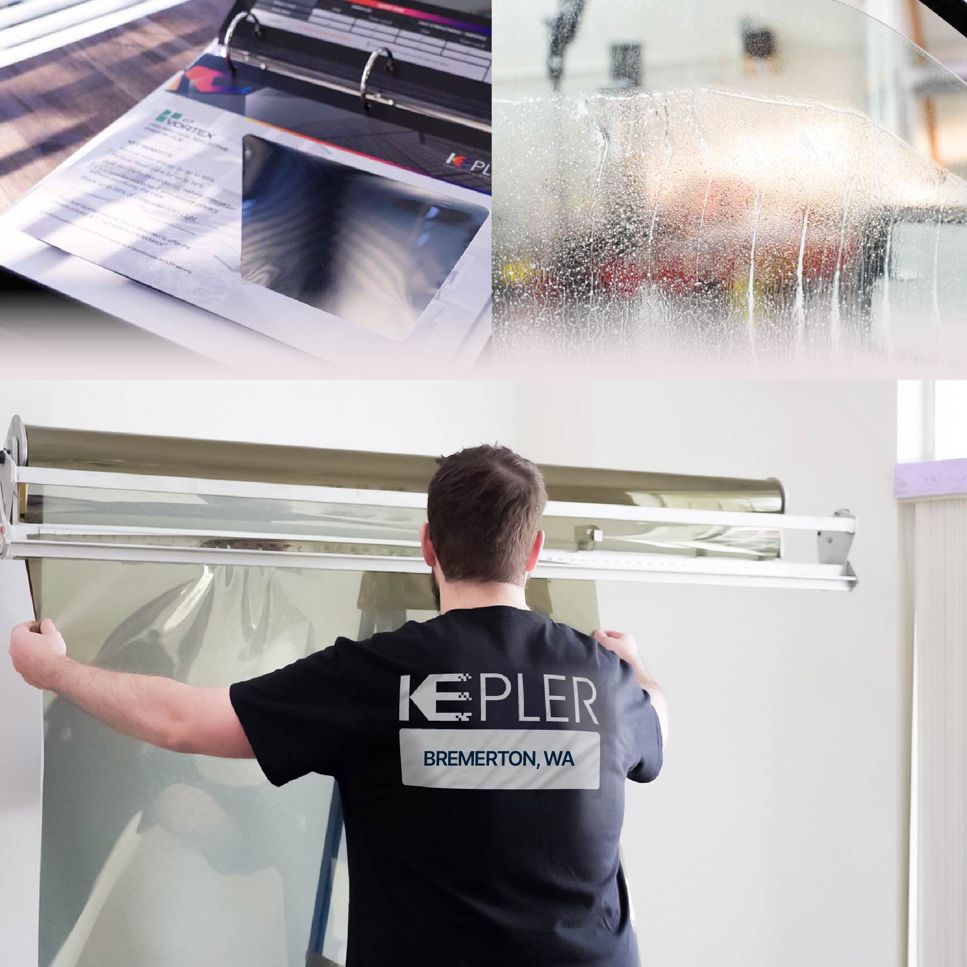 Kepler Specialist Installing Anti-Graffiti Film in Bremerton, Washington
