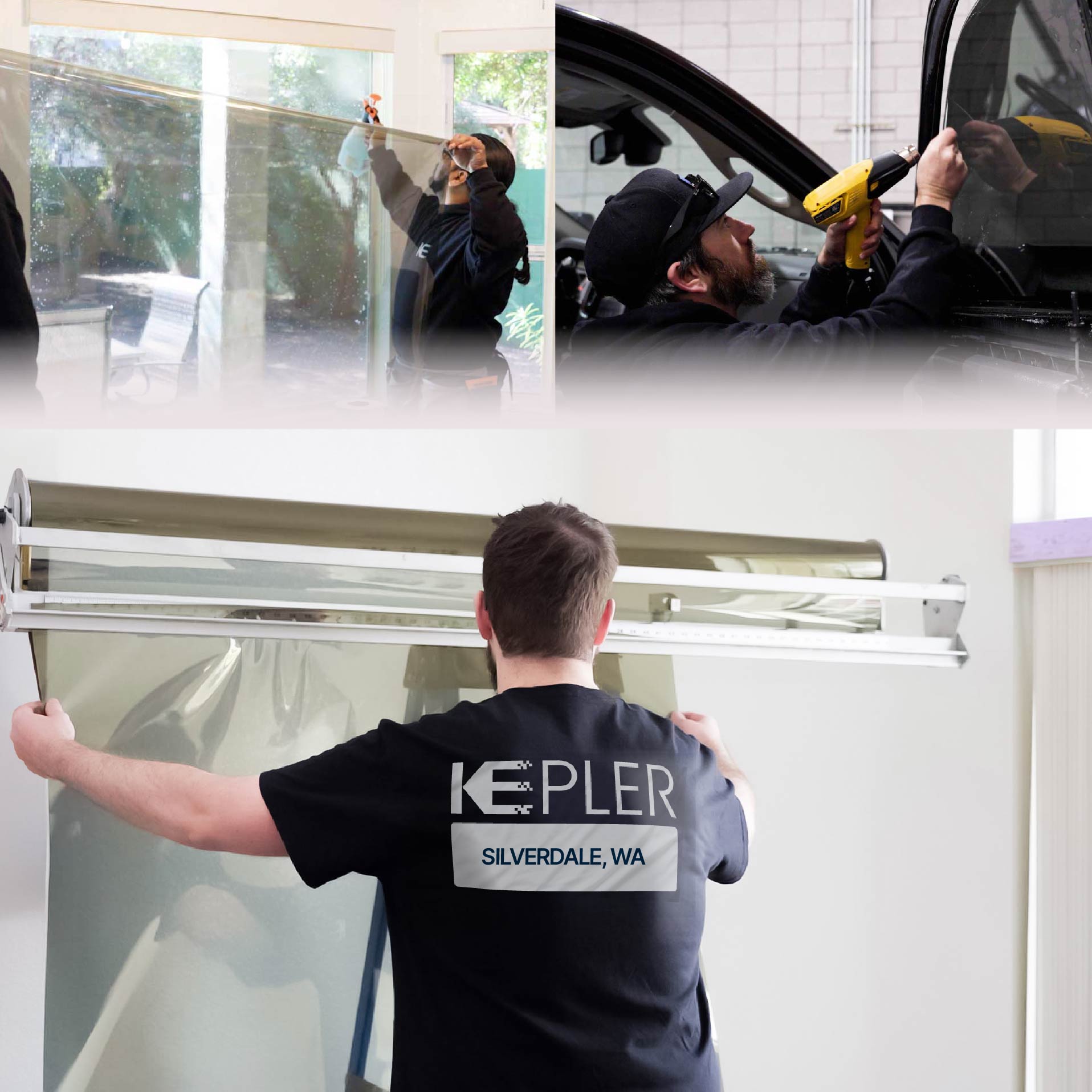 Kepler Specialist Installing Anti-Graffiti Film in Silverdale, Washington