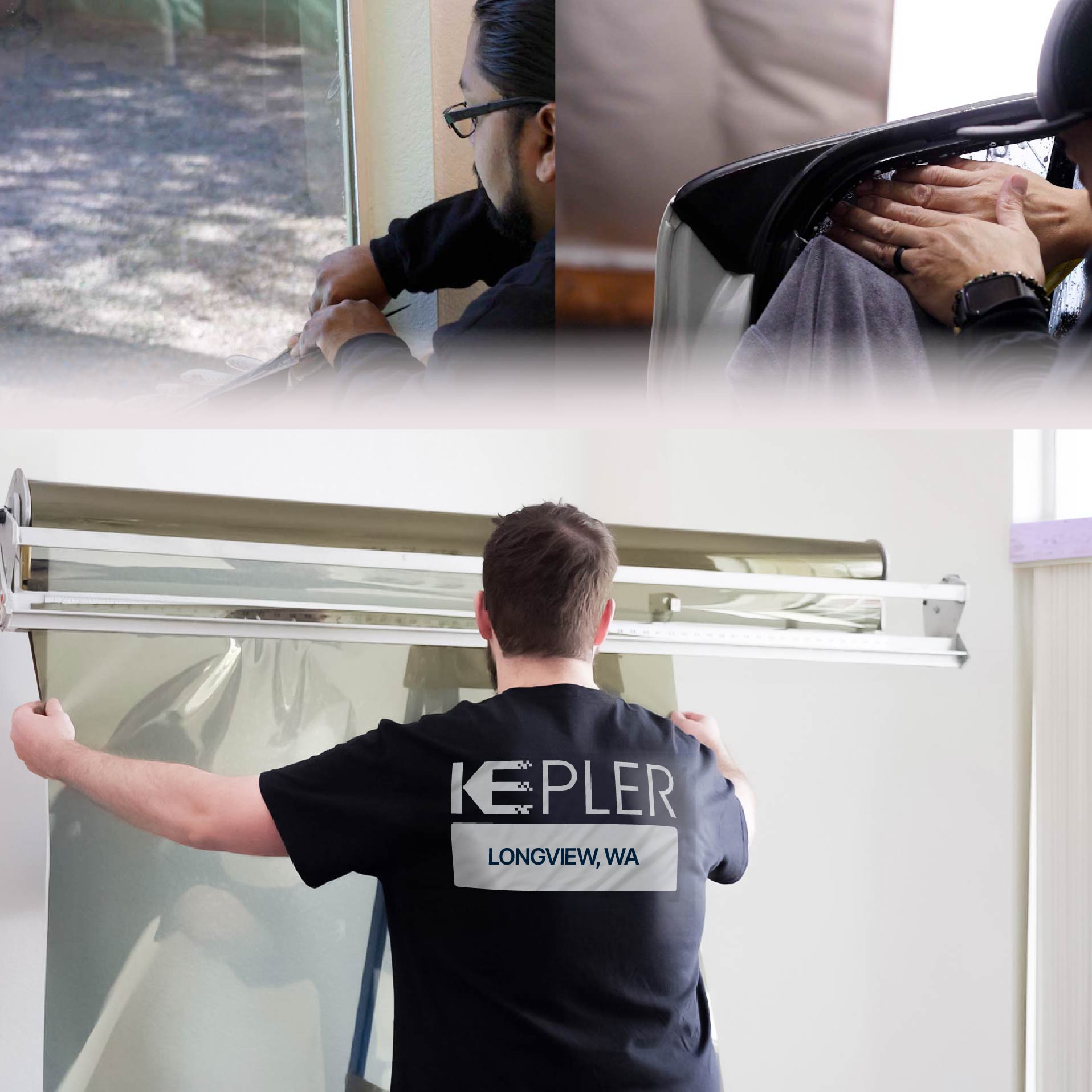 Kepler Specialist Installing Anti-Graffiti Film in Longview, Washington