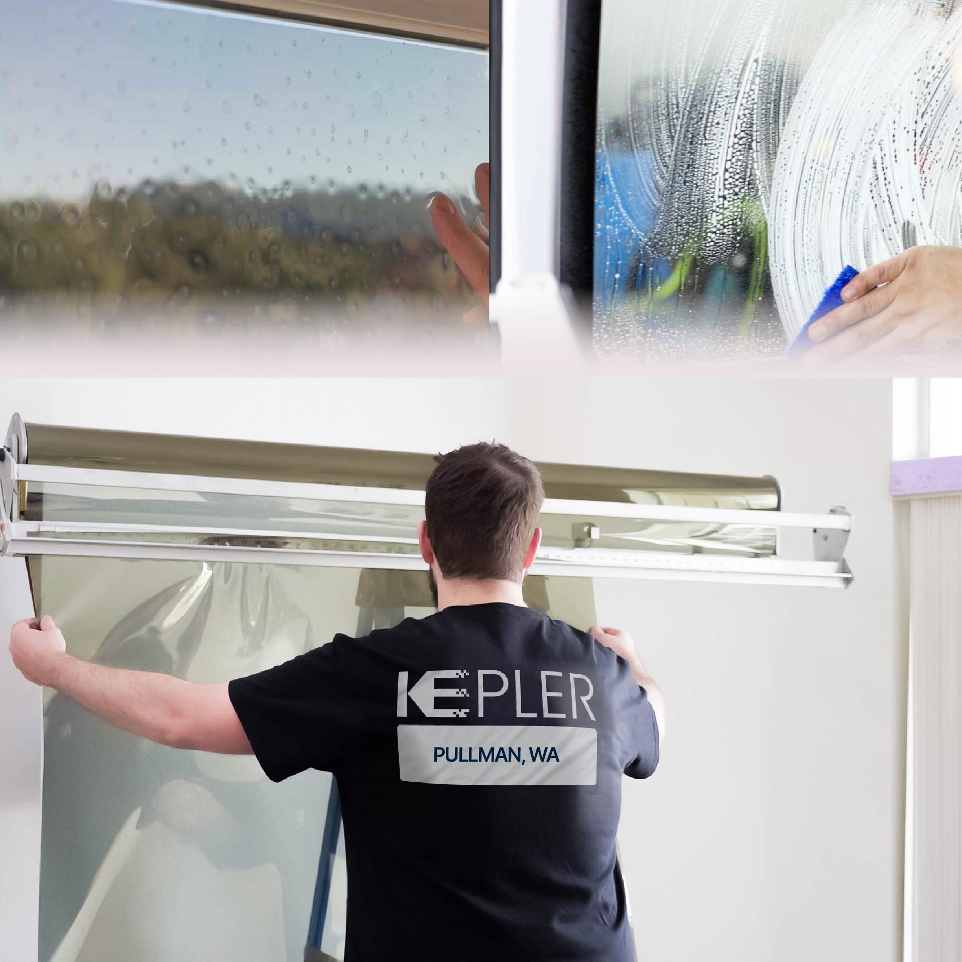Kepler Specialist Installing Anti-Graffiti Film in Pullman, Washington