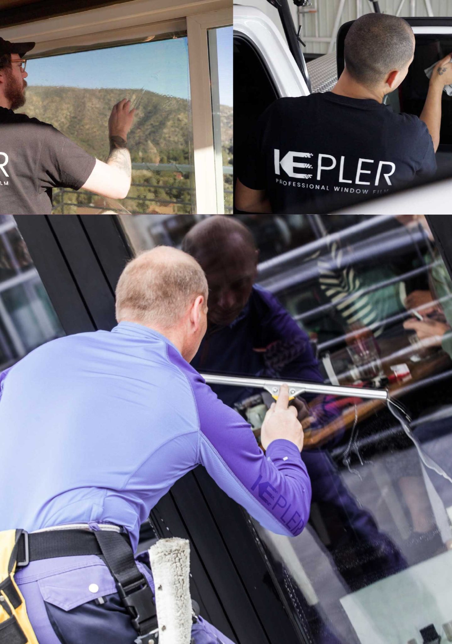 Kepler Expert Applying Anti-Graffiti Window Film to a Anchorage Shop Front
