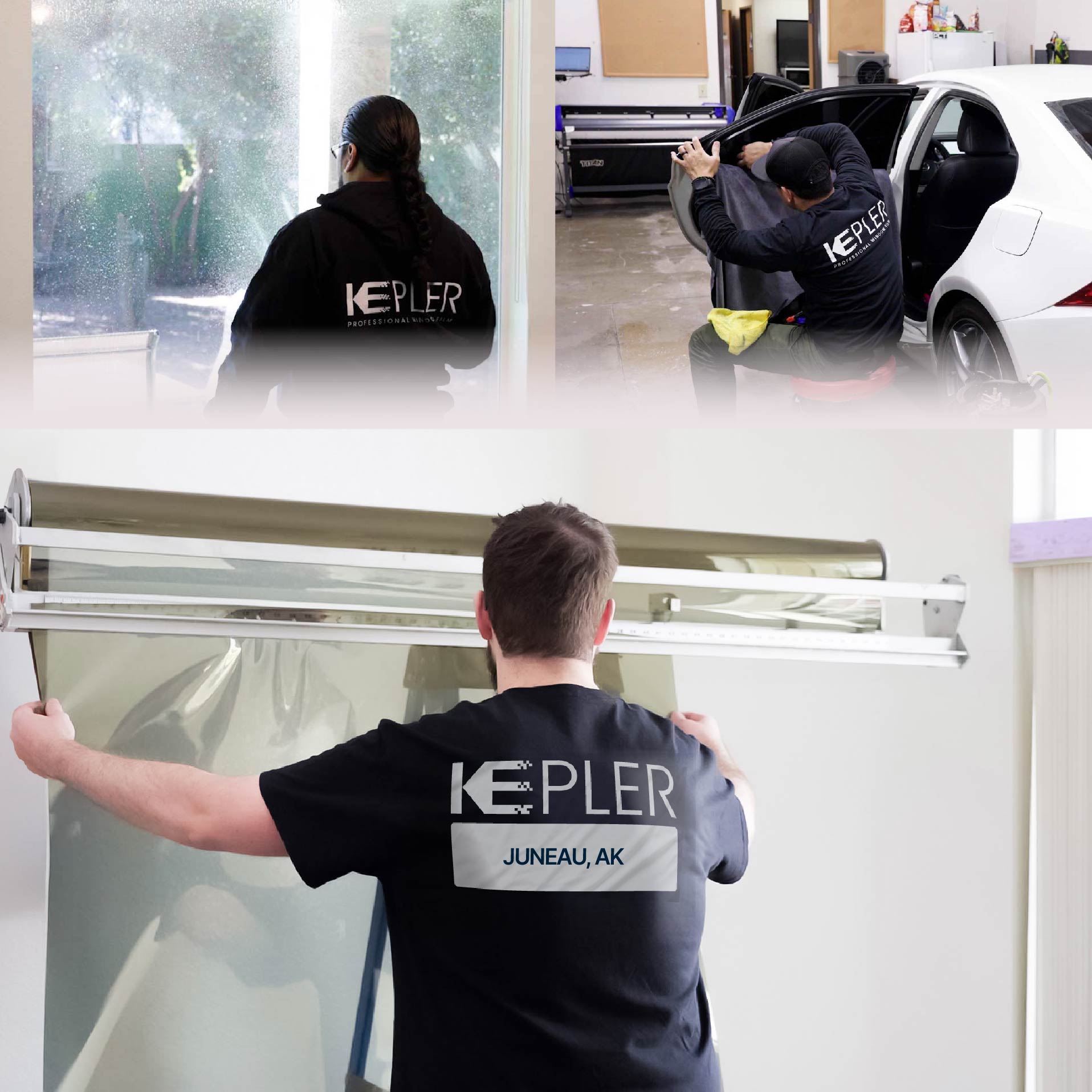 Kepler Specialist Installing Anti-Graffiti Film in Juneau, Alaska
