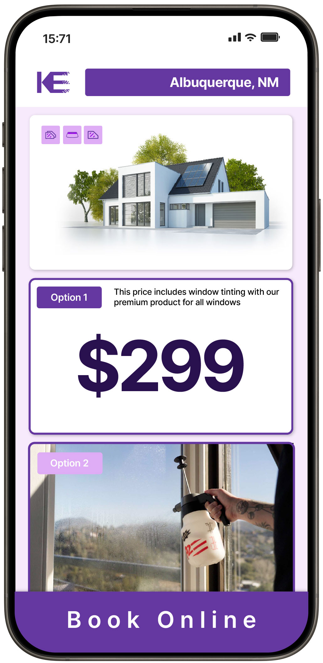View Competitive Home Window Tinting Rates in Albuquerque, New Mexico