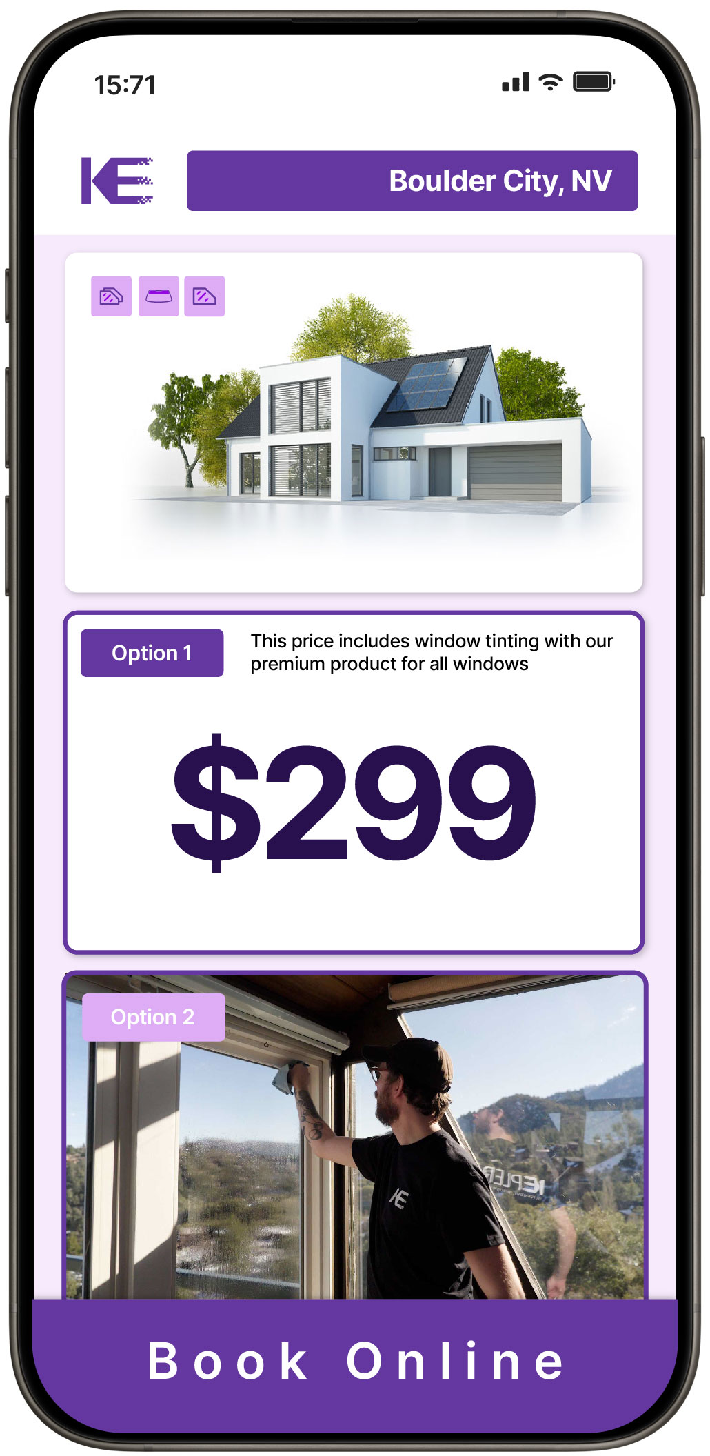 View Competitive Home Window Tinting Costs in Boulder City, Nevada