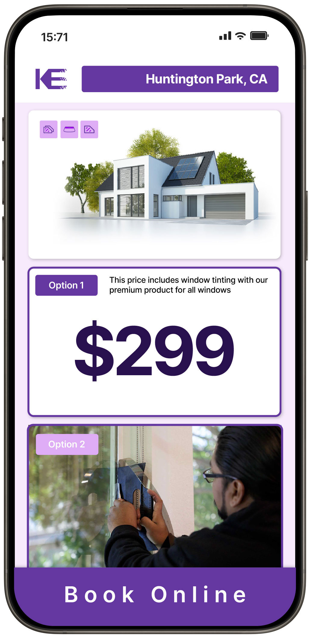 View Affordable Home Window Tinting Prices in Huntington Park, California