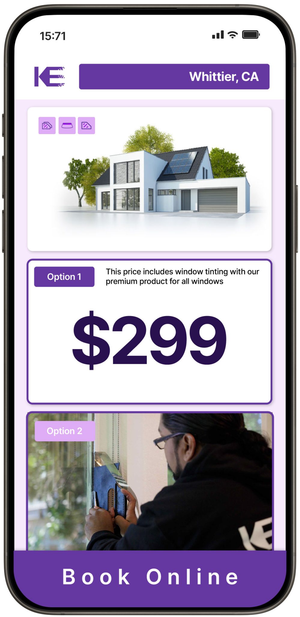 View Reasonable Home Window Tinting Prices in Whittier, California