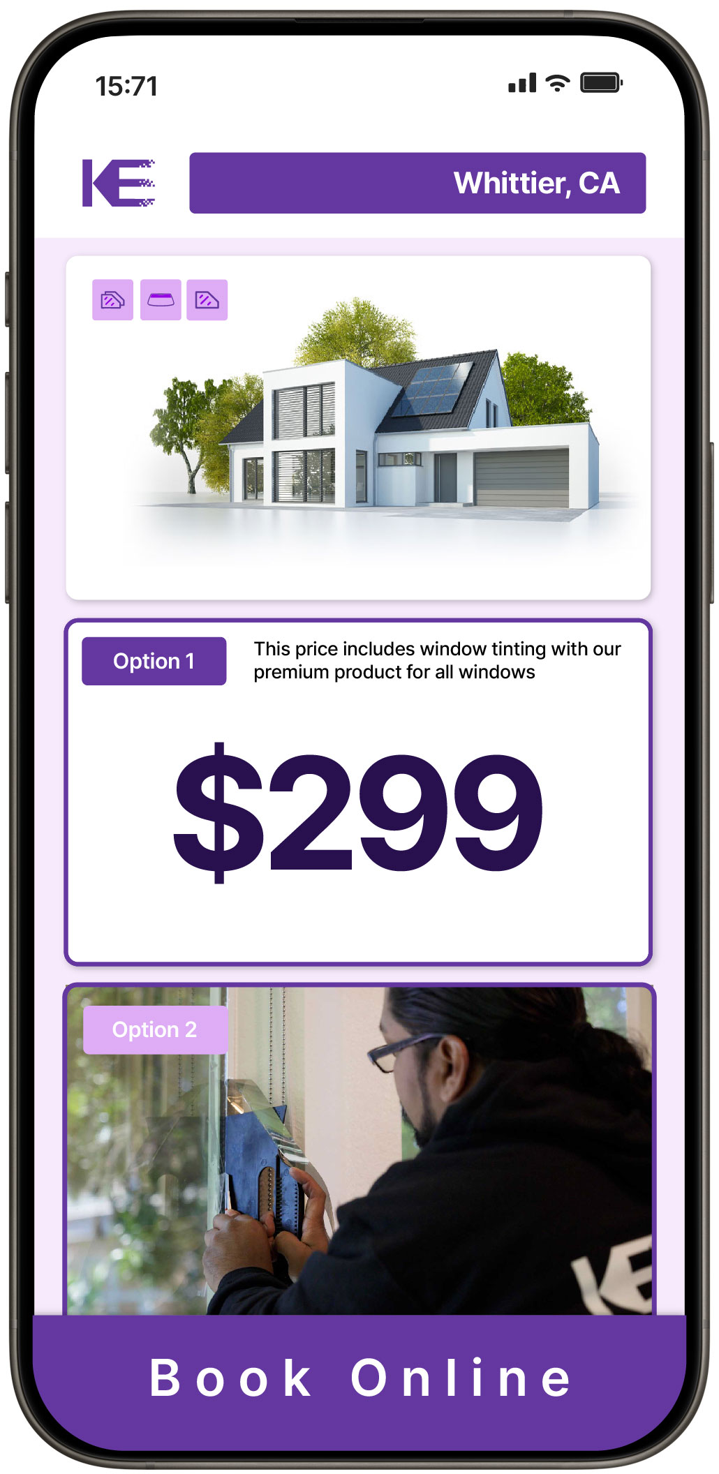 View Reasonable Home Window Tinting Prices in Whittier, California