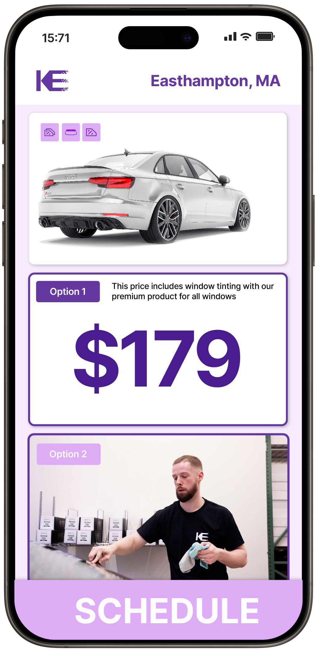 View Competitive Car Window Tinting Prices in Easthampton, Massachusetts