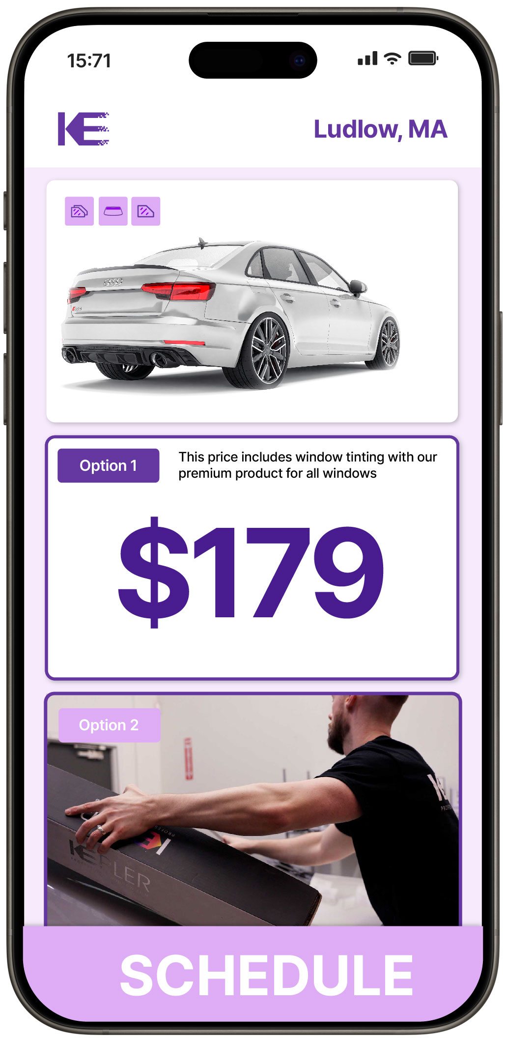 View Reasonable Car Window Tinting Costs in Ludlow, Massachusetts