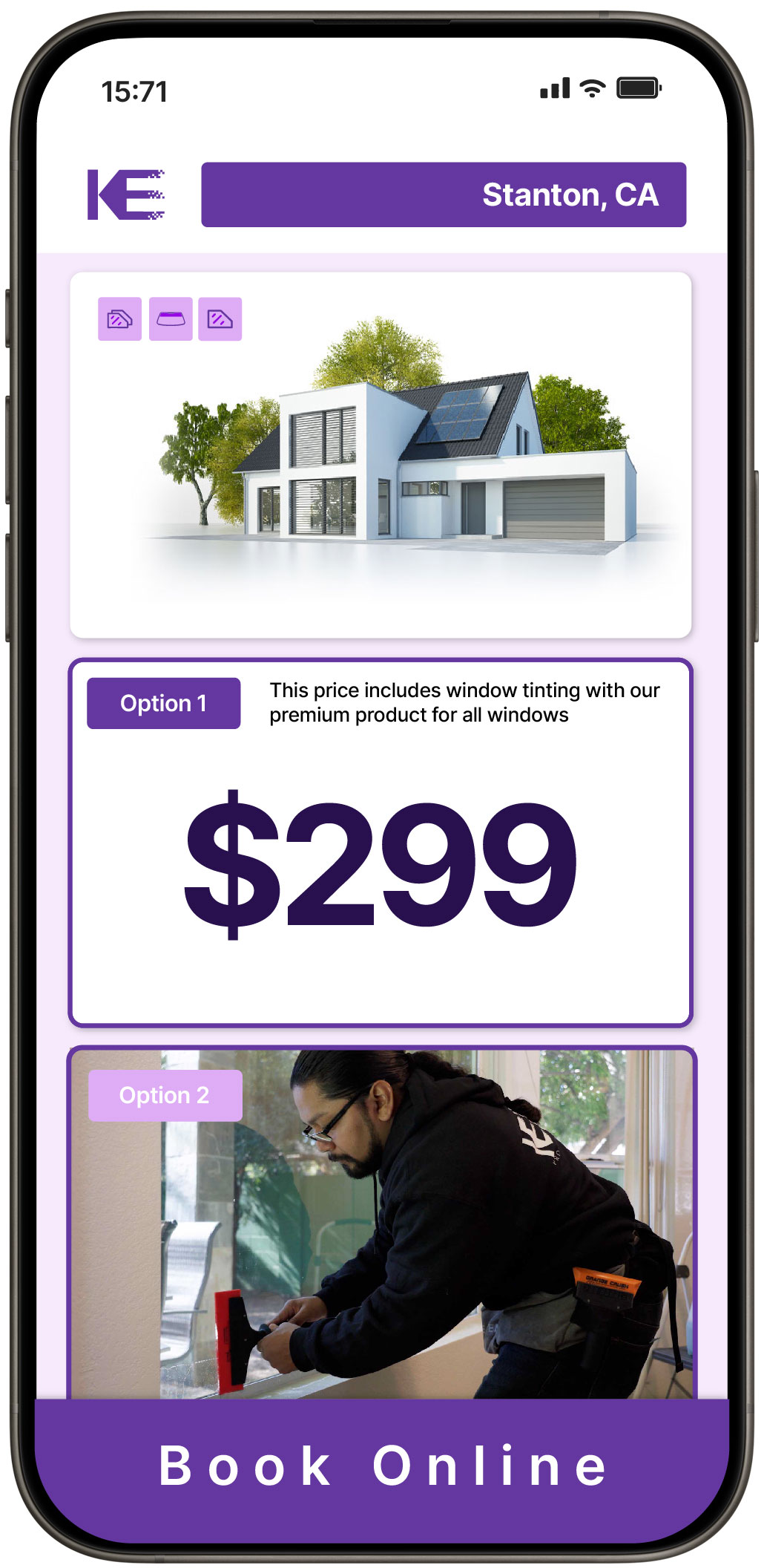 View Competitive Home Window Tinting Costs in Stanton, California