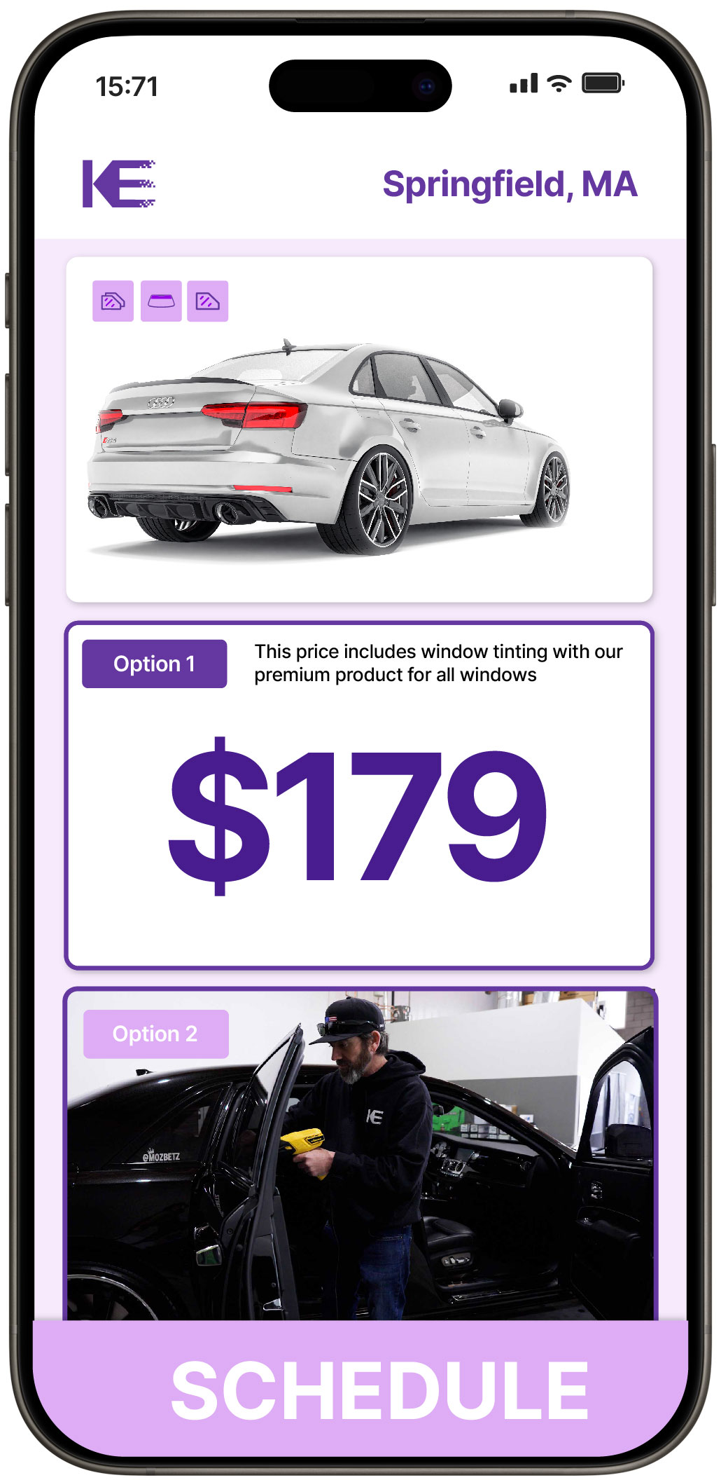 View Affordable Car Window Tinting Costs in Springfield, Massachusetts