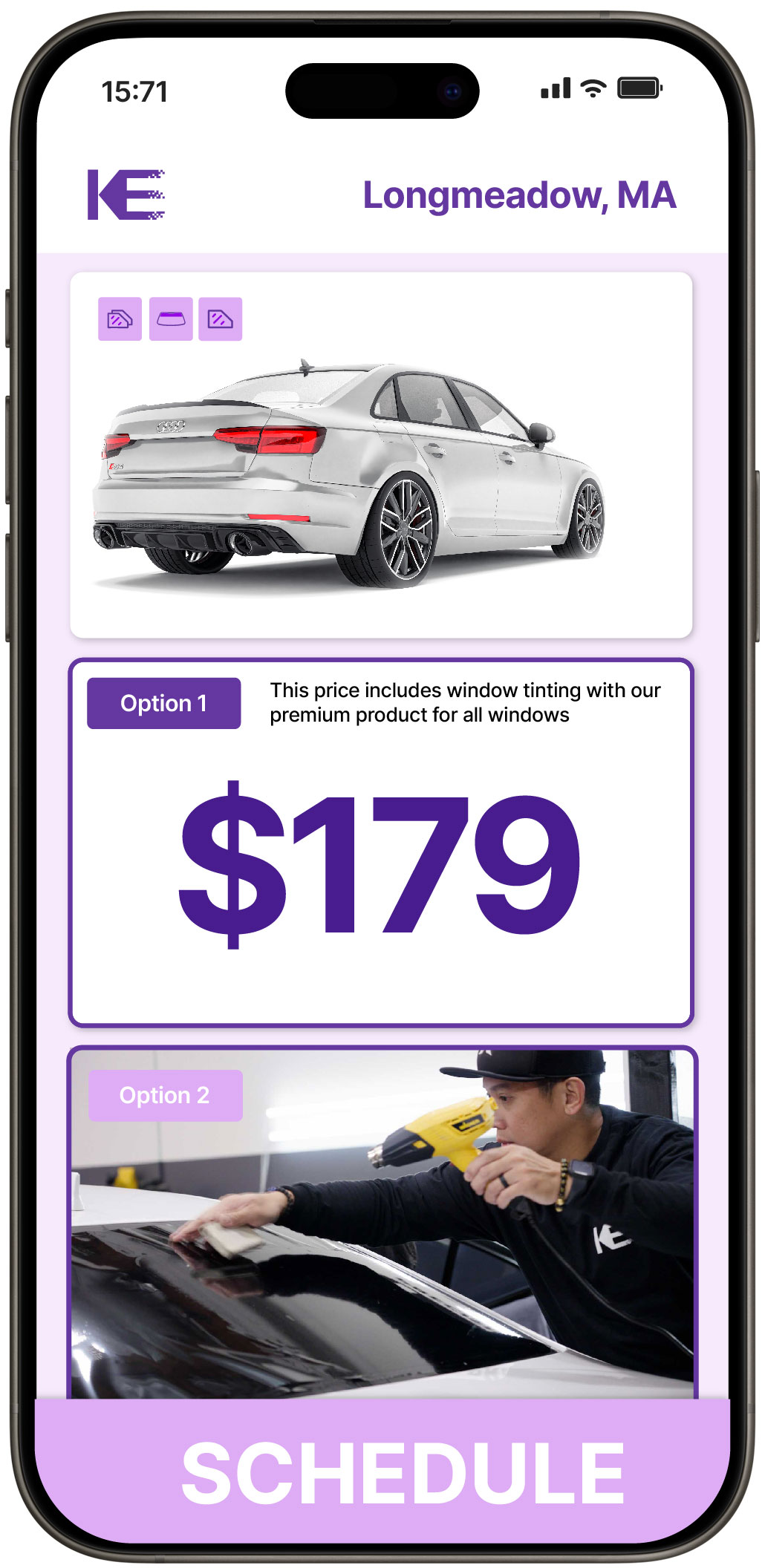 View Competitive Car Window Tinting Prices in Longmeadow, Massachusetts
