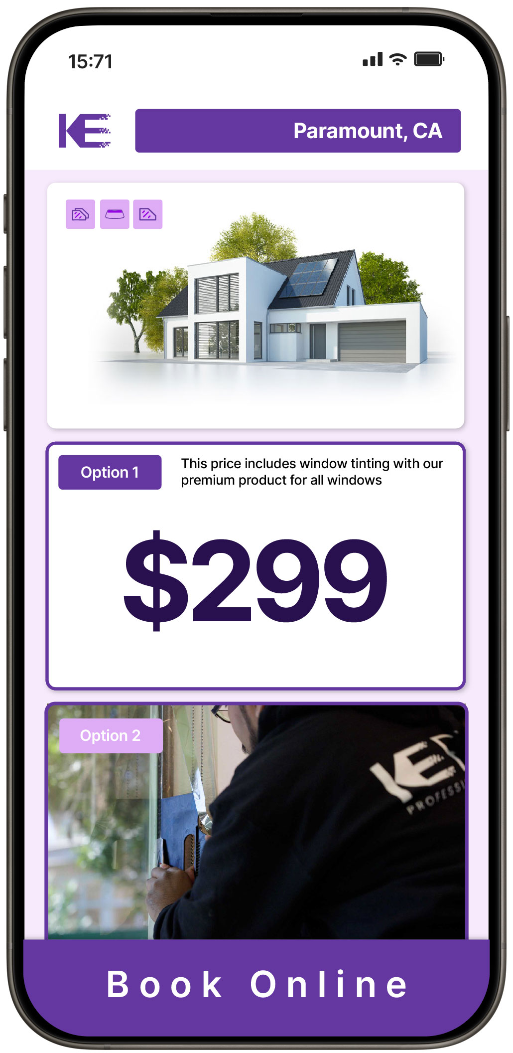 View Competitive Home Window Tinting Rates in Paramount, California