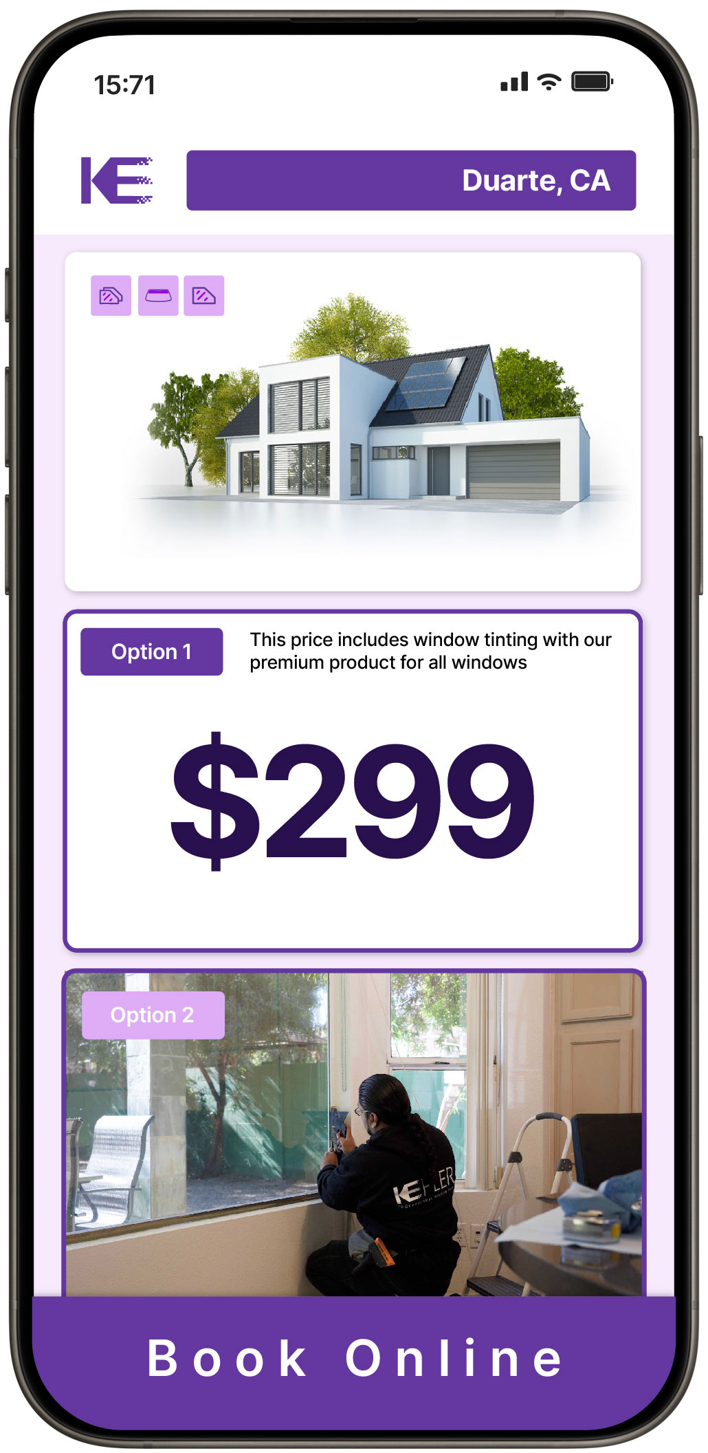View Competitive Home Window Tinting Rates in Duarte, California