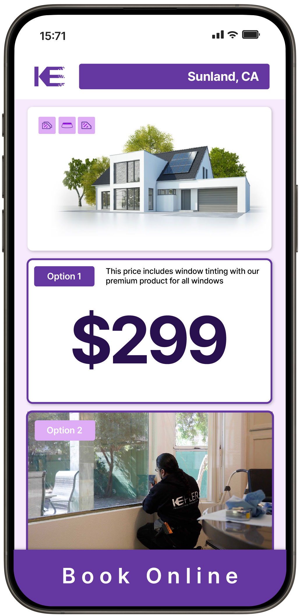 View Competitive Home Window Tinting Rates in Sunland, California
