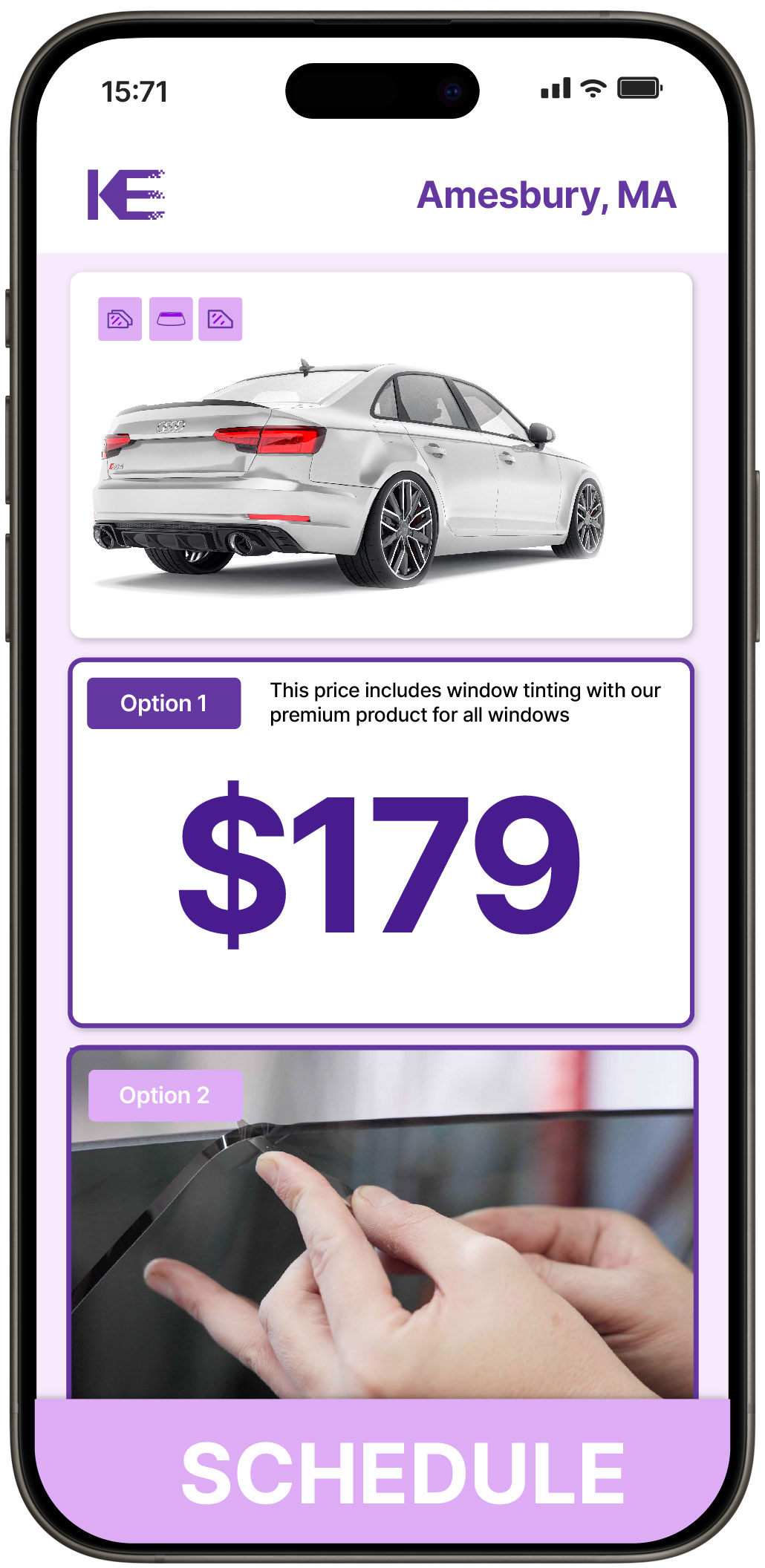 View Reasonable Car Window Tinting Rates in Amesbury, Massachusetts