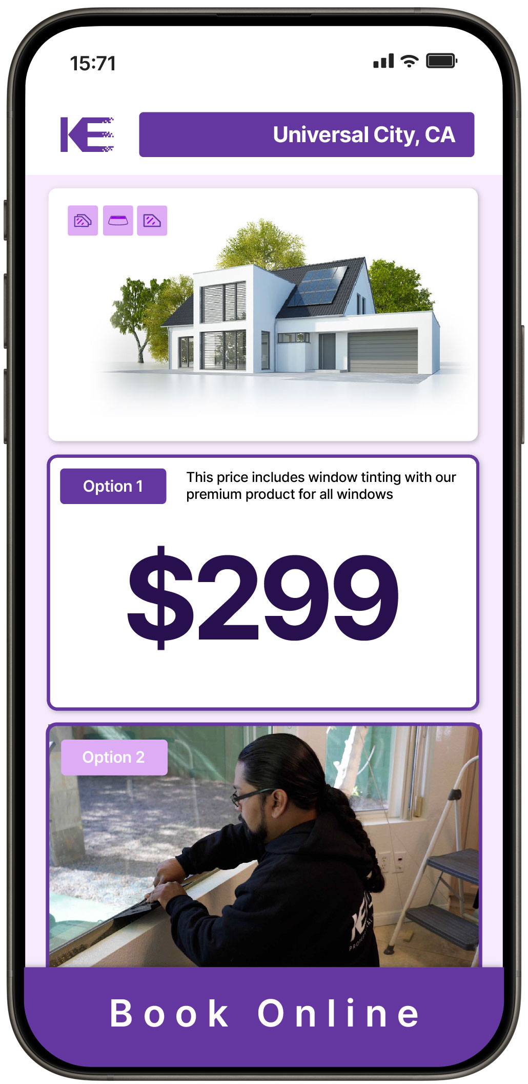 View Competitive Home Window Tinting Rates in Universal City, California