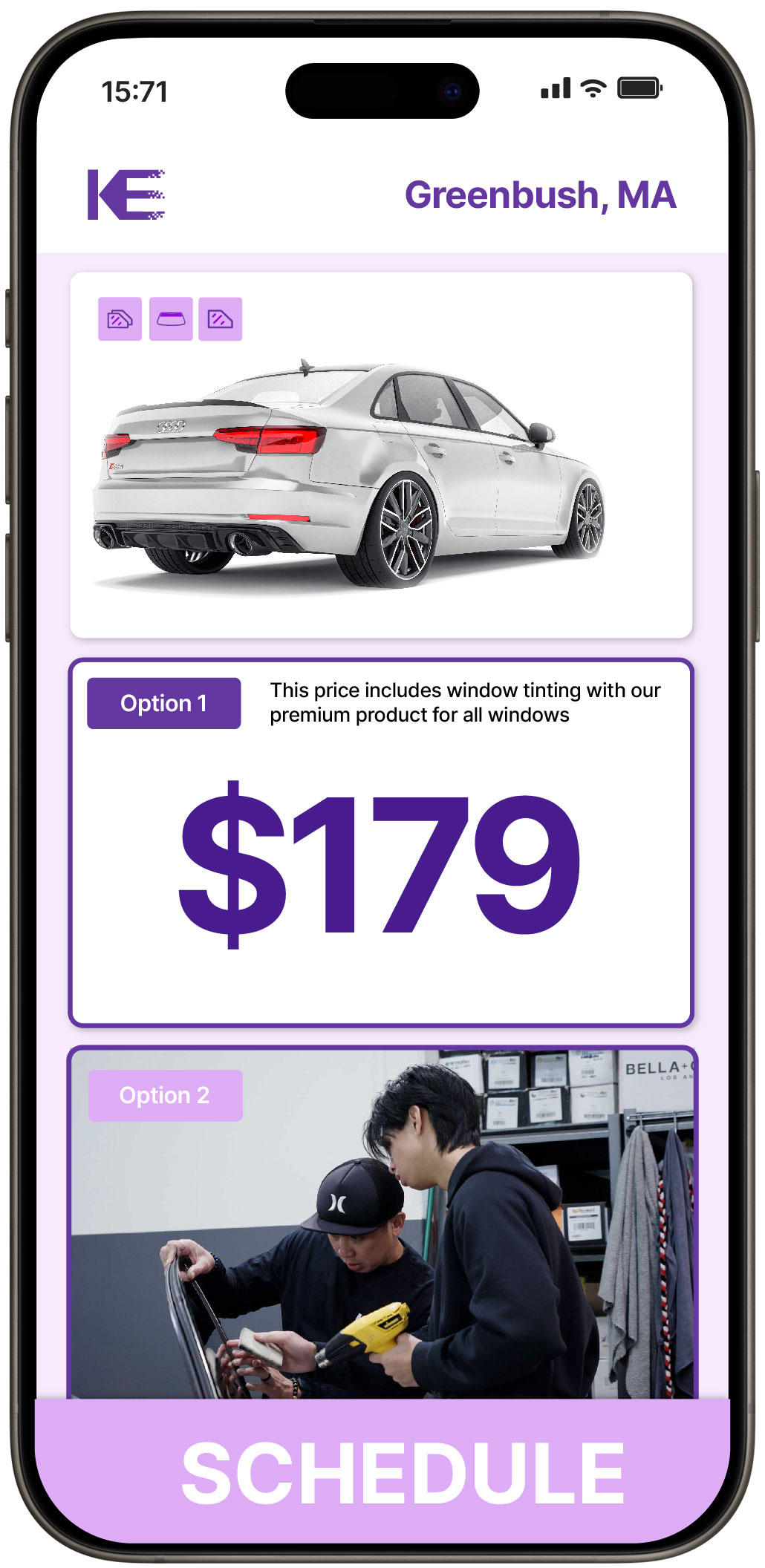 View Reasonable Car Window Tinting Costs in Greenbush, Massachusetts