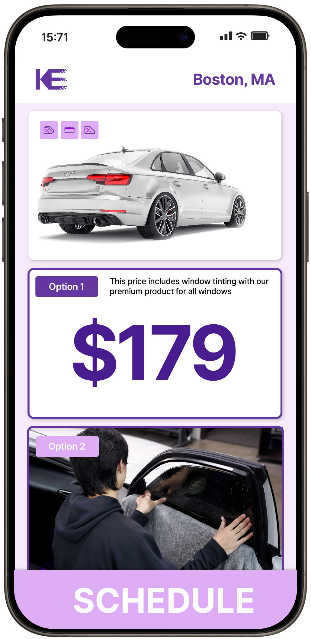 View Competitive Car Window Tinting Prices in Boston, Massachusetts