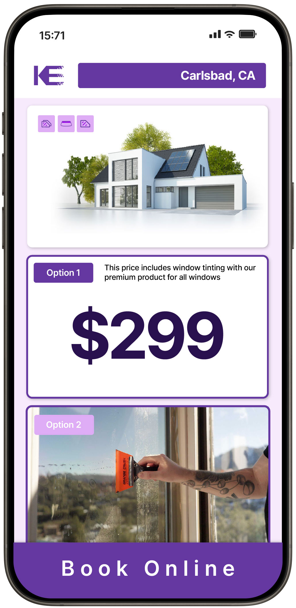 View Competitive Home Window Tinting Costs in Carlsbad, California
