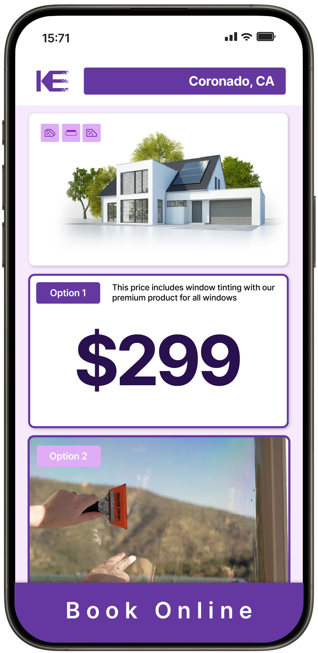 View Competitive Home Window Tinting Rates in Coronado, California