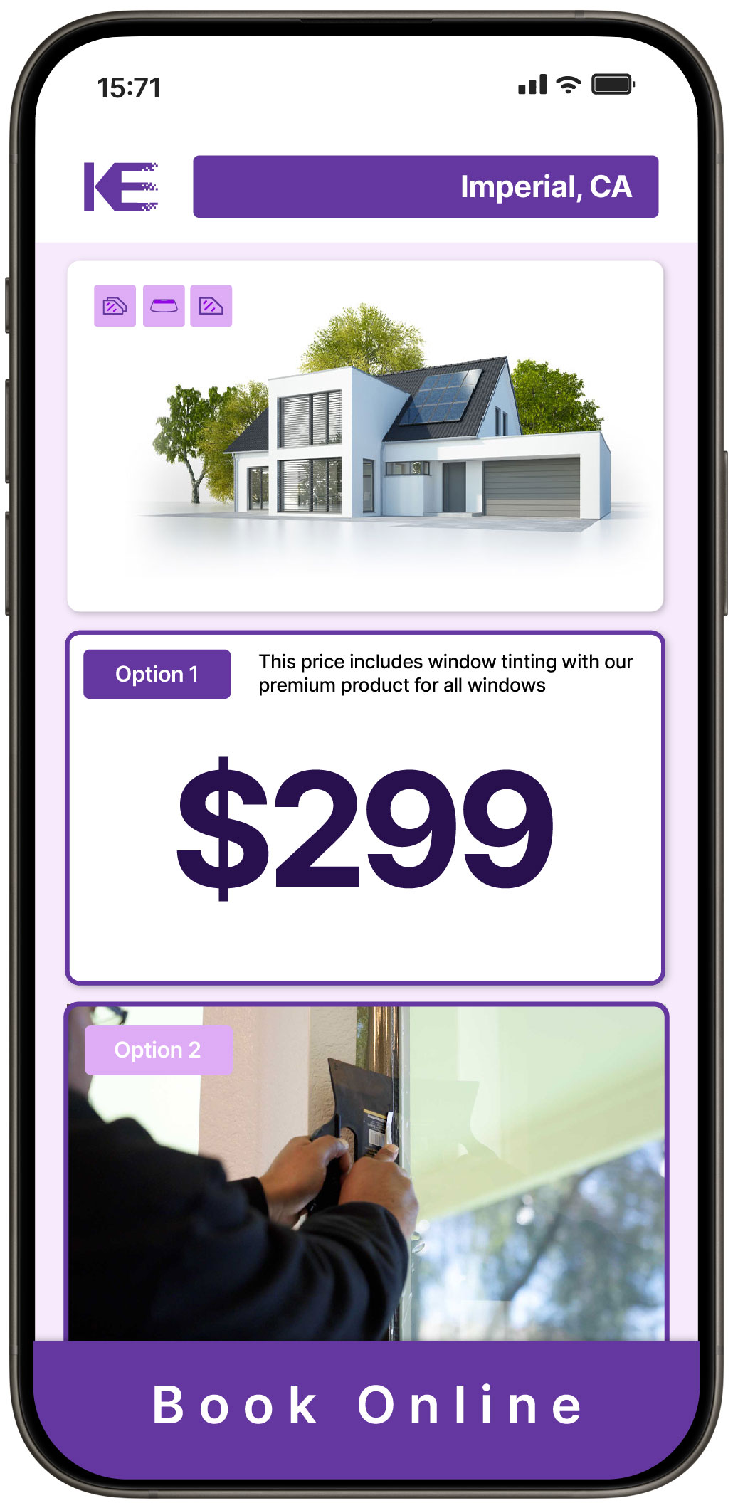 View Reasonable Home Window Tinting Rates in Imperial, California