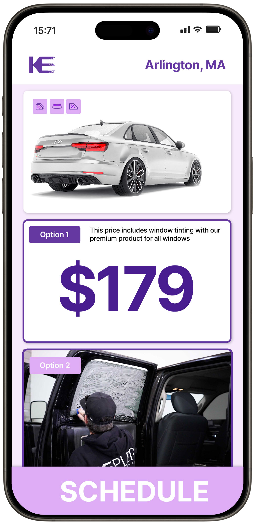 View Affordable Car Window Tinting Prices in Arlington, Massachusetts