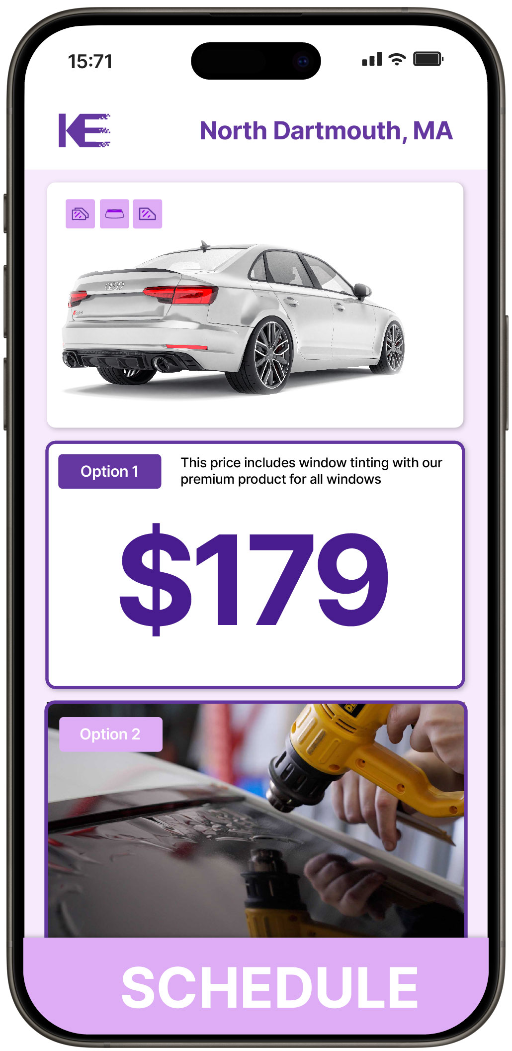 View Affordable Car Window Tinting Rates in North Dartmouth, Massachusetts