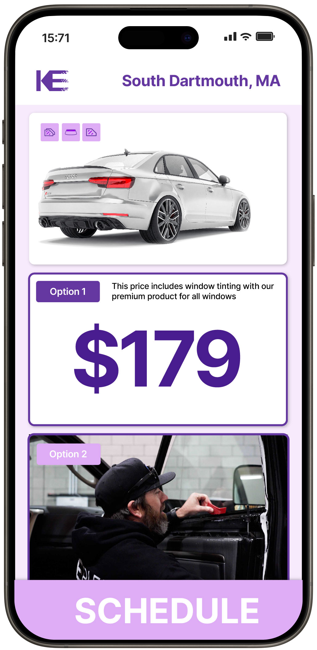 View Reasonable Car Window Tinting Costs in South Dartmouth, Massachusetts