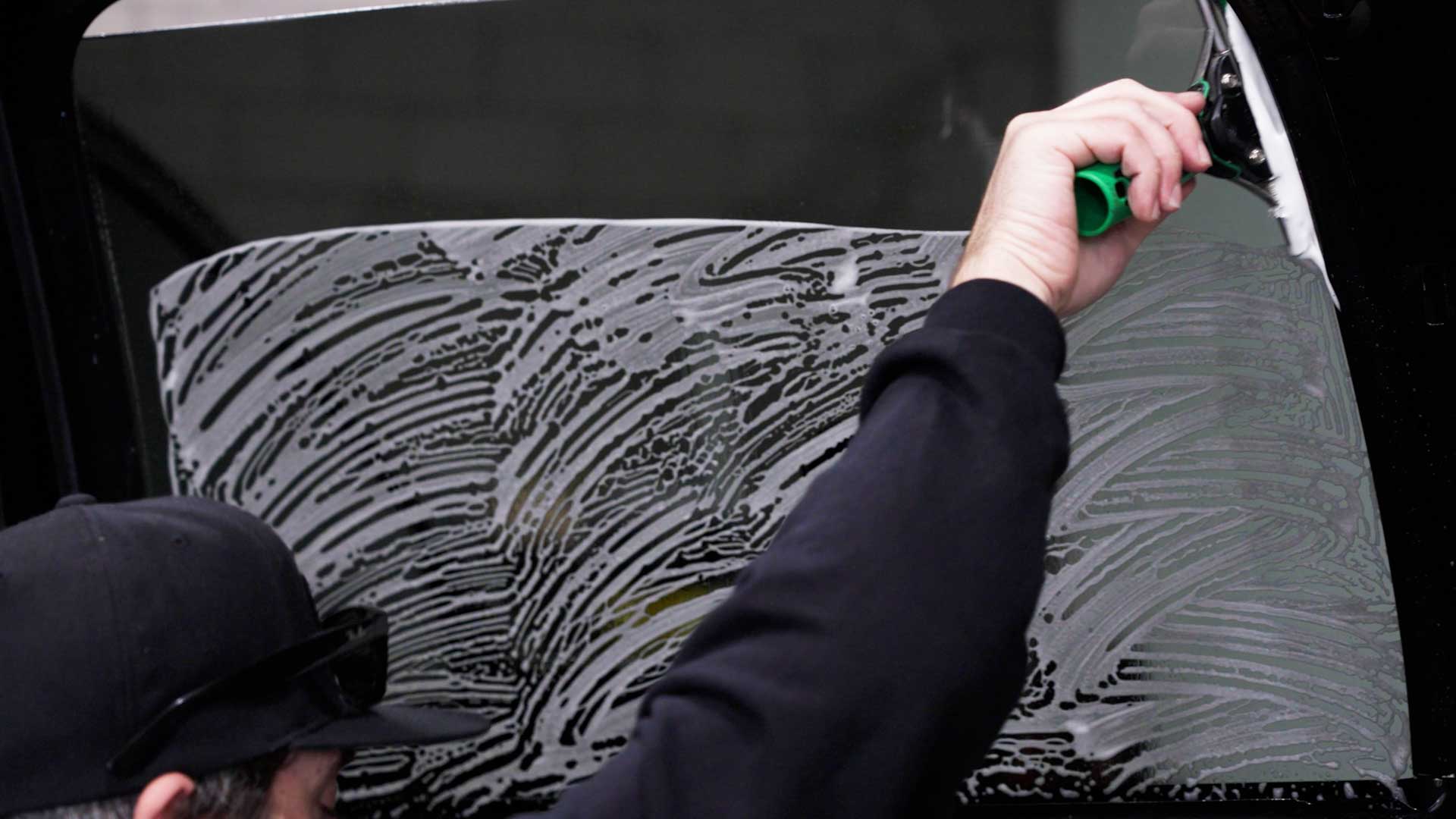 Professional Vehicle Glass Tint preparation in Woonsocket