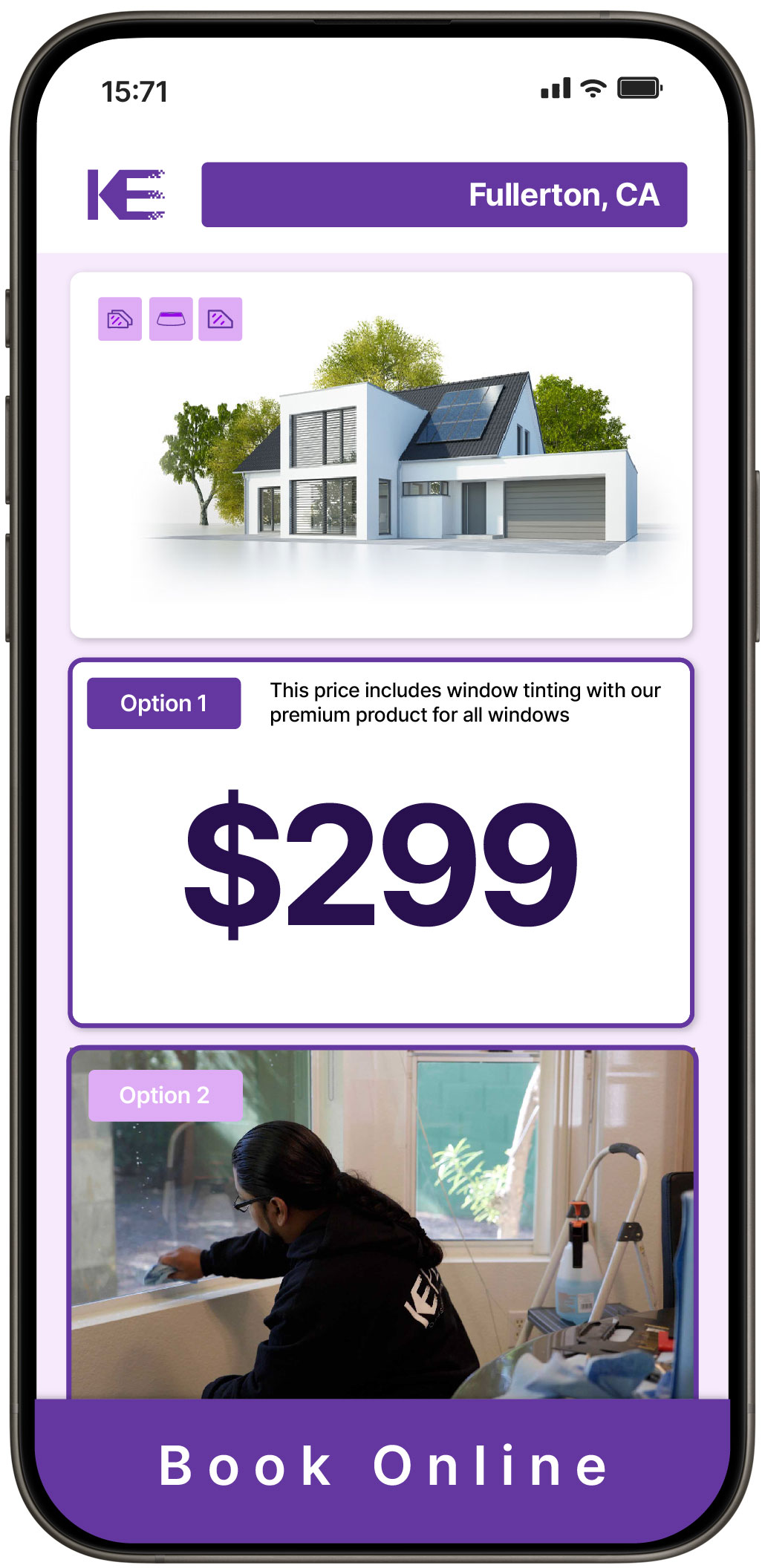 View Competitive Home Window Tinting Rates in Fullerton, California