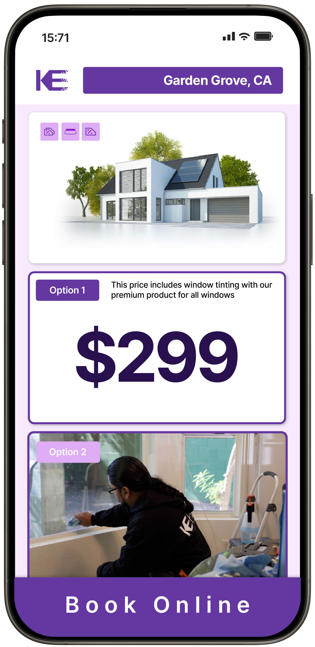 View Competitive Home Window Tinting Prices in Garden Grove, California