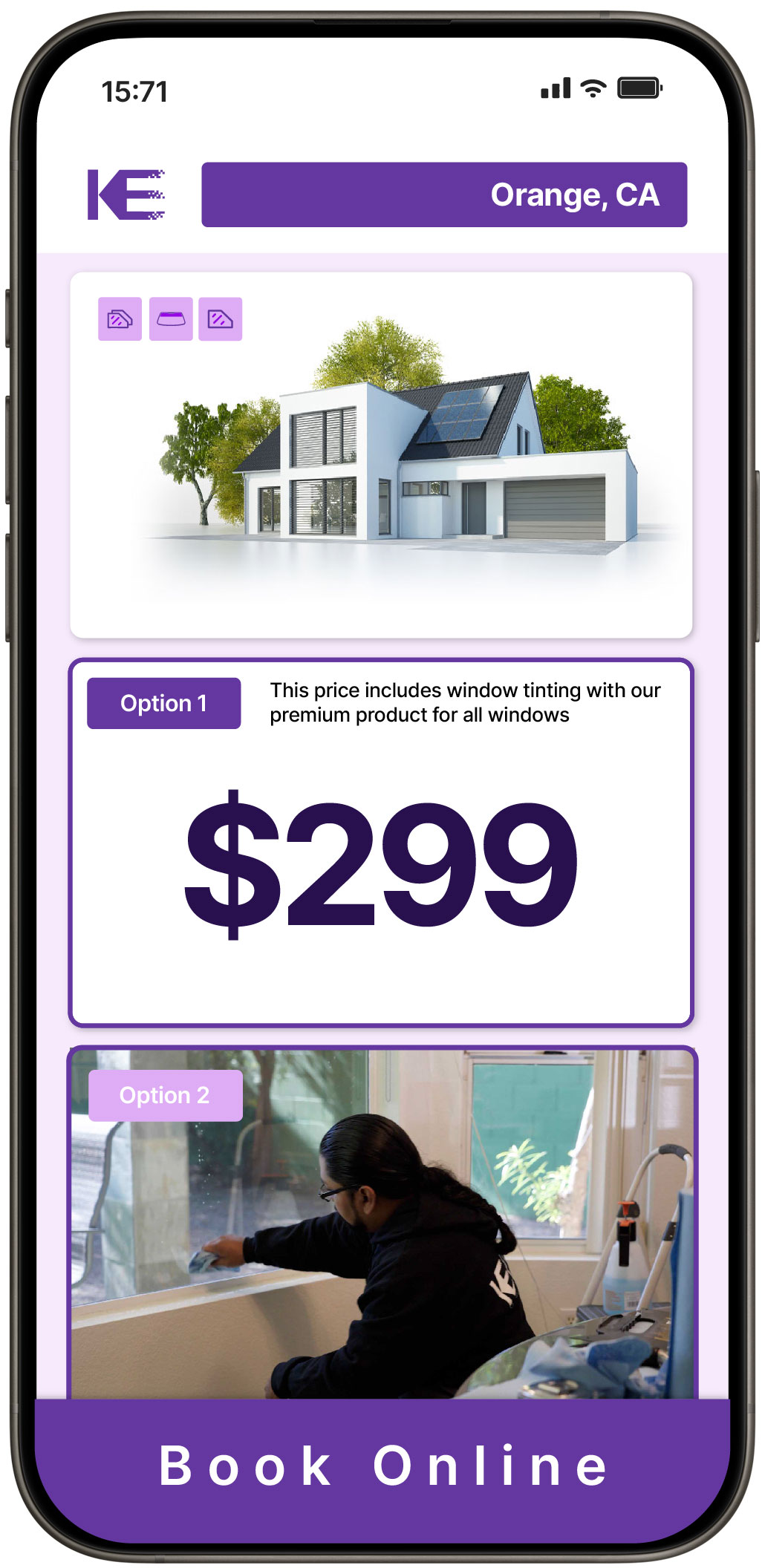 View Affordable Home Window Tinting Rates in Orange, California