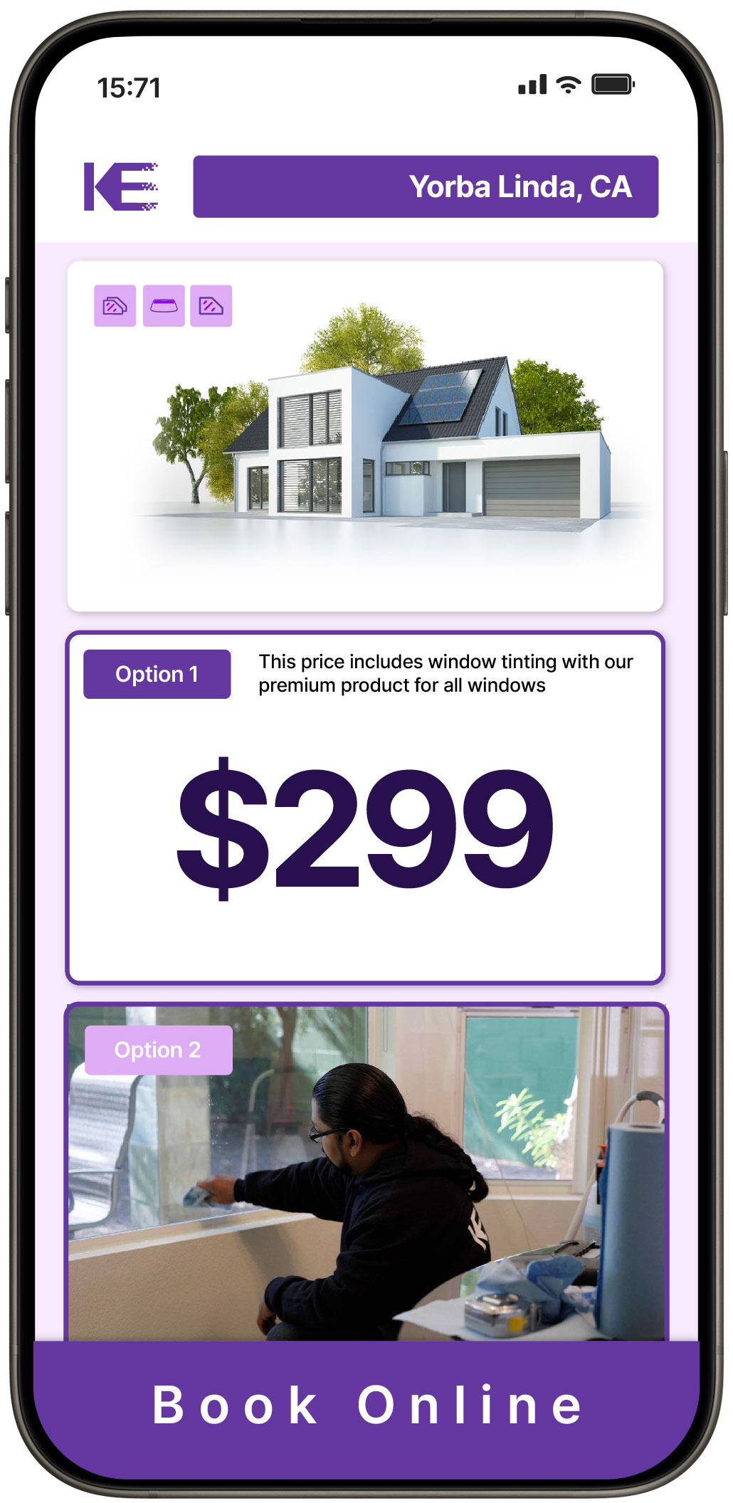View Competitive Home Window Tinting Rates in Yorba Linda, California